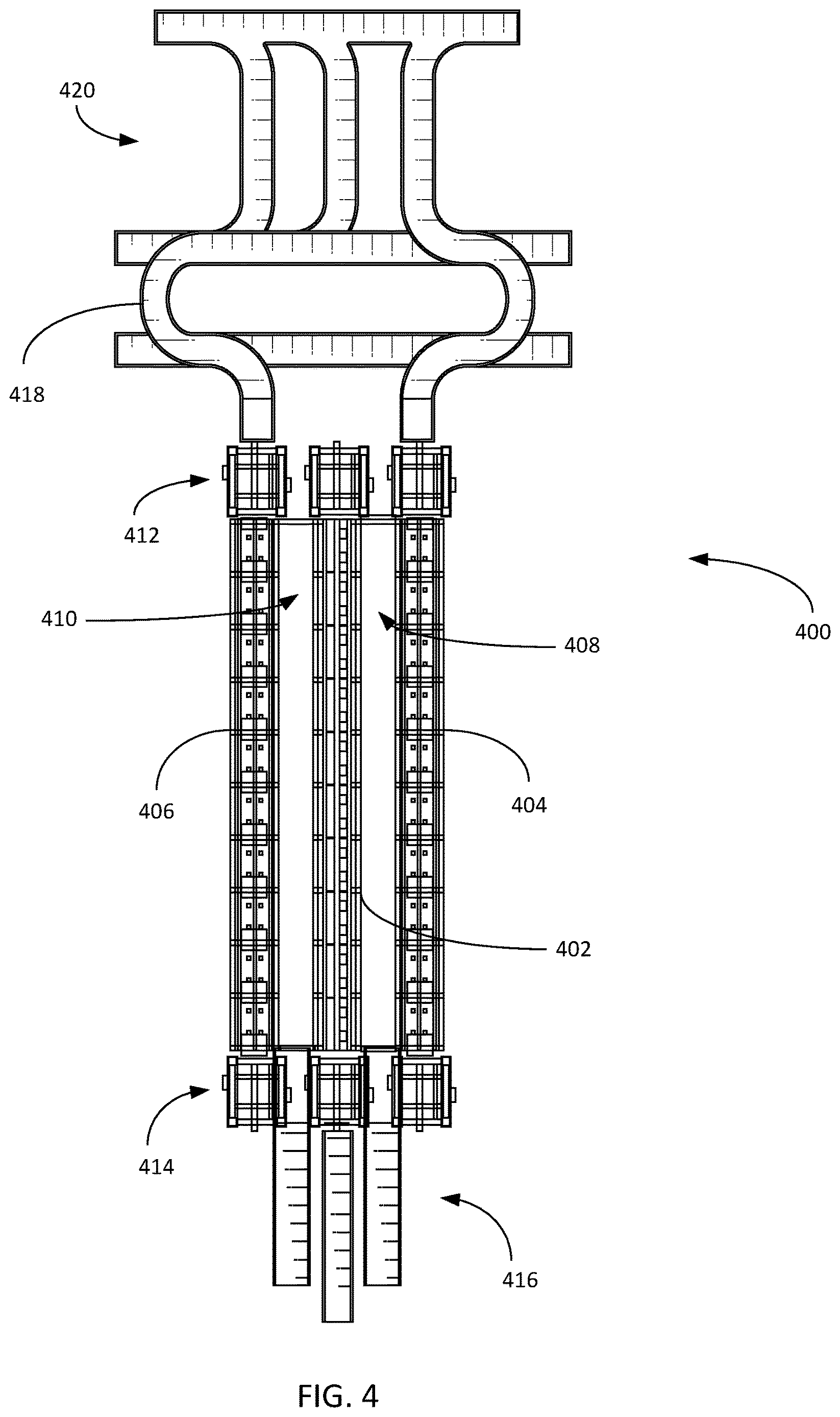 Patent US12617613 Figure 4 – Systems and methods for a high throughput sortation system