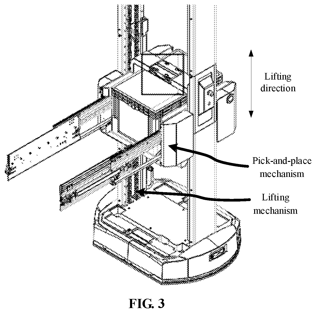 Patent US12617614 Figure 2 – Robot and robot-based container storage and removal method