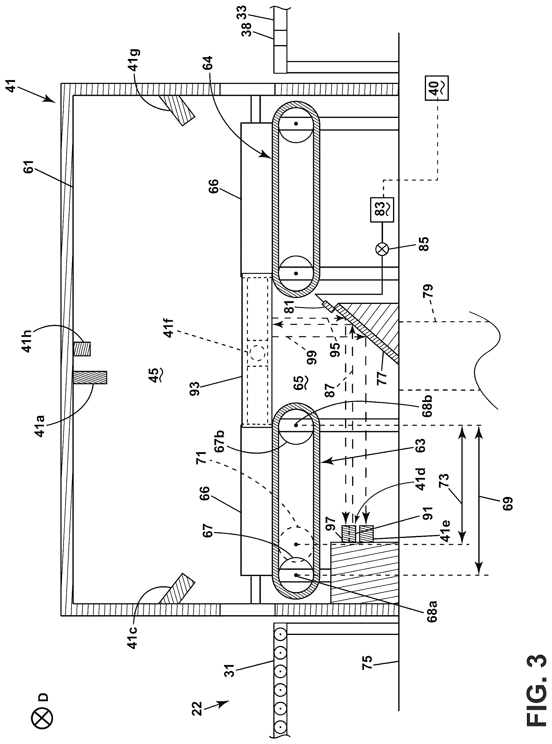 Patent US12617615 Figure 3 – Pallet sorting system and method of use