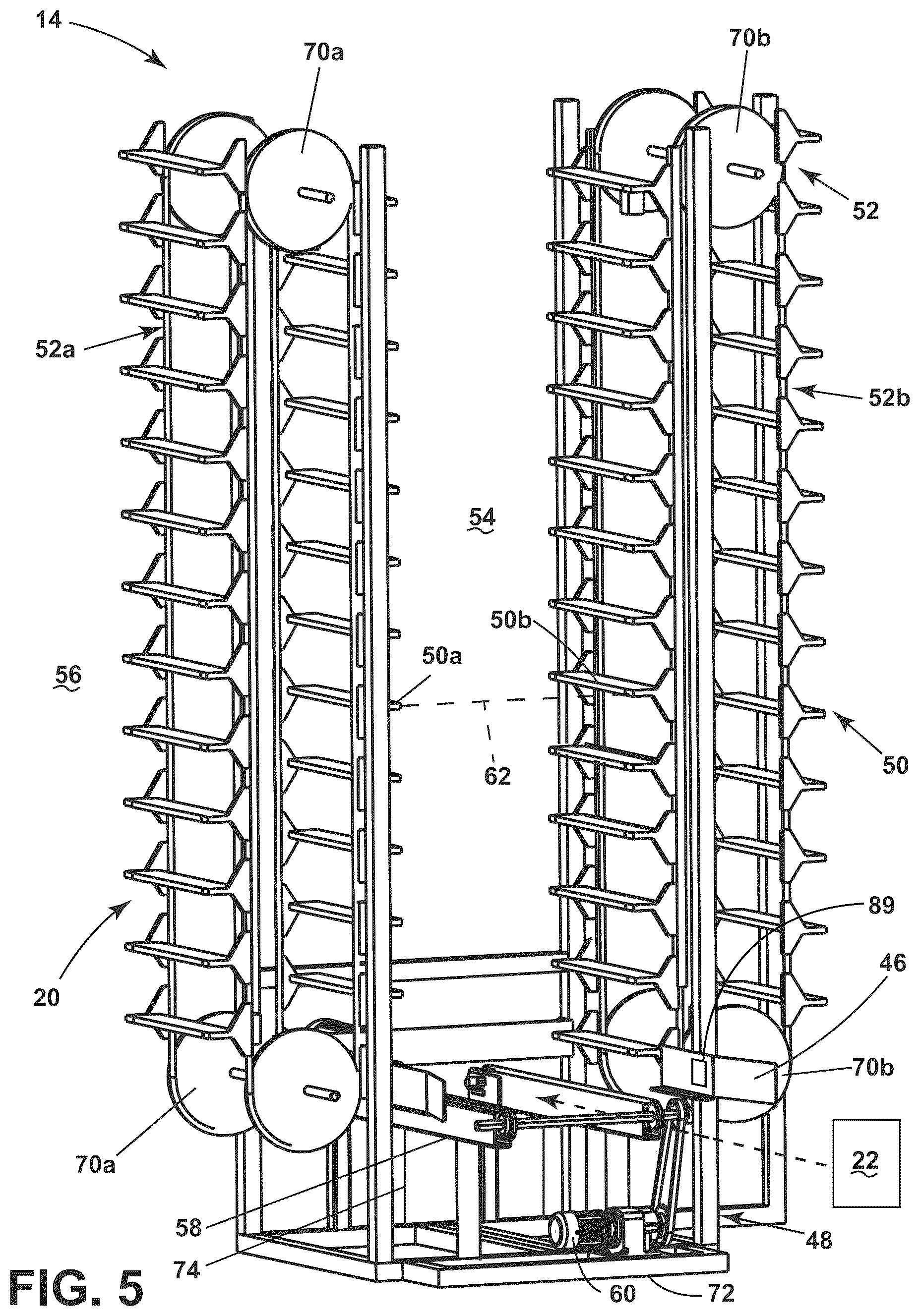 Patent US12617615 Figure 5 – Pallet sorting system and method of use