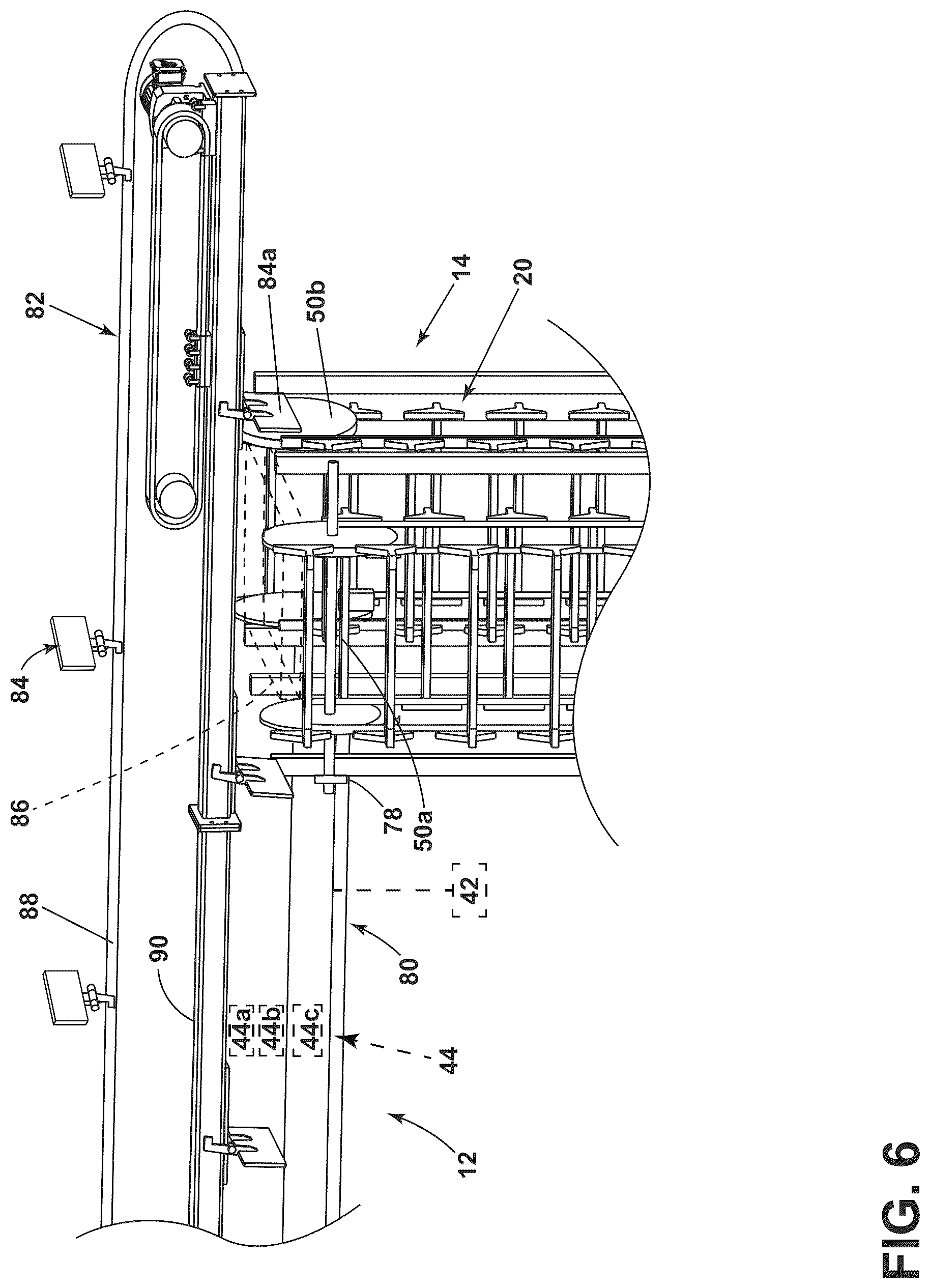 Patent US12617615 Figure 6 – Pallet sorting system and method of use