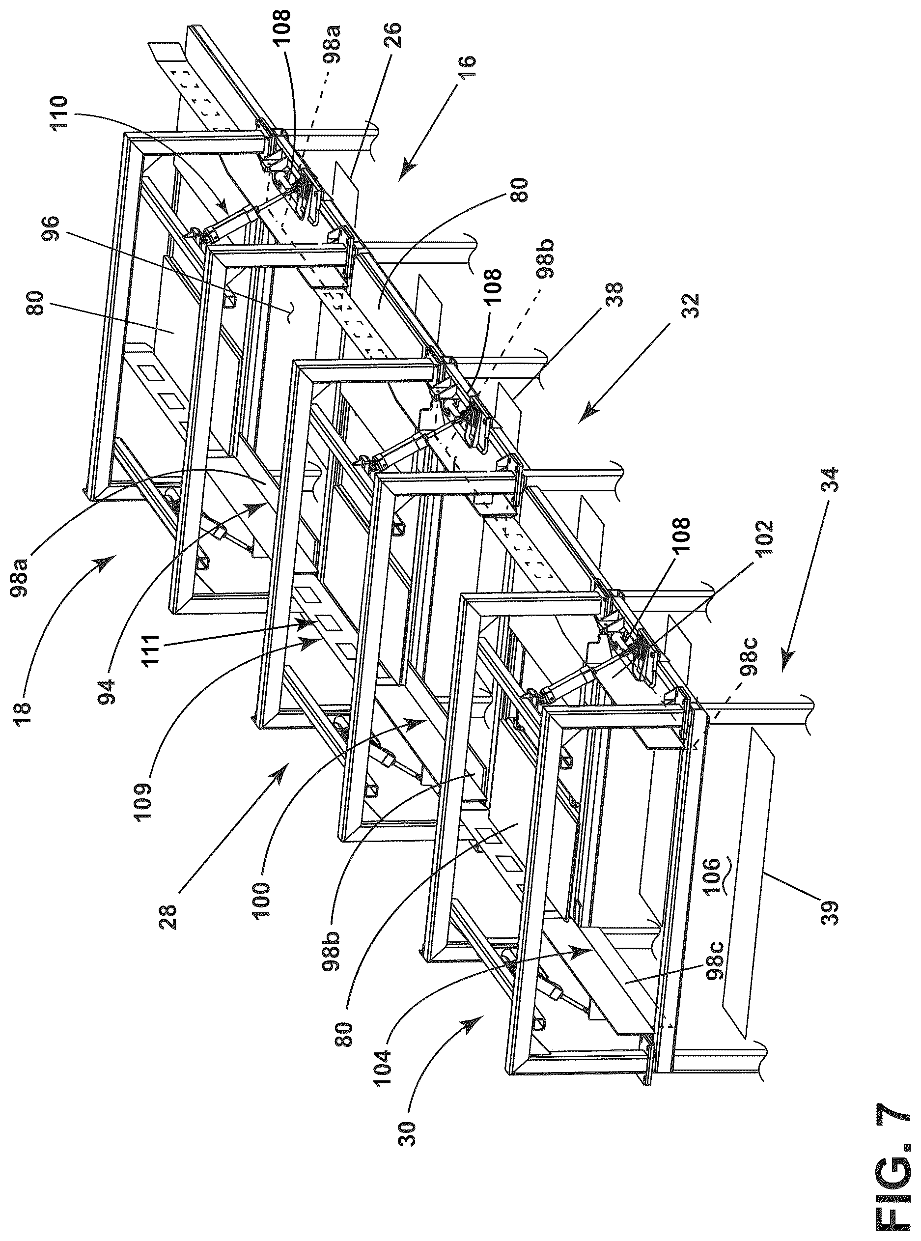 Patent US12617615 Figure 7 – Pallet sorting system and method of use
