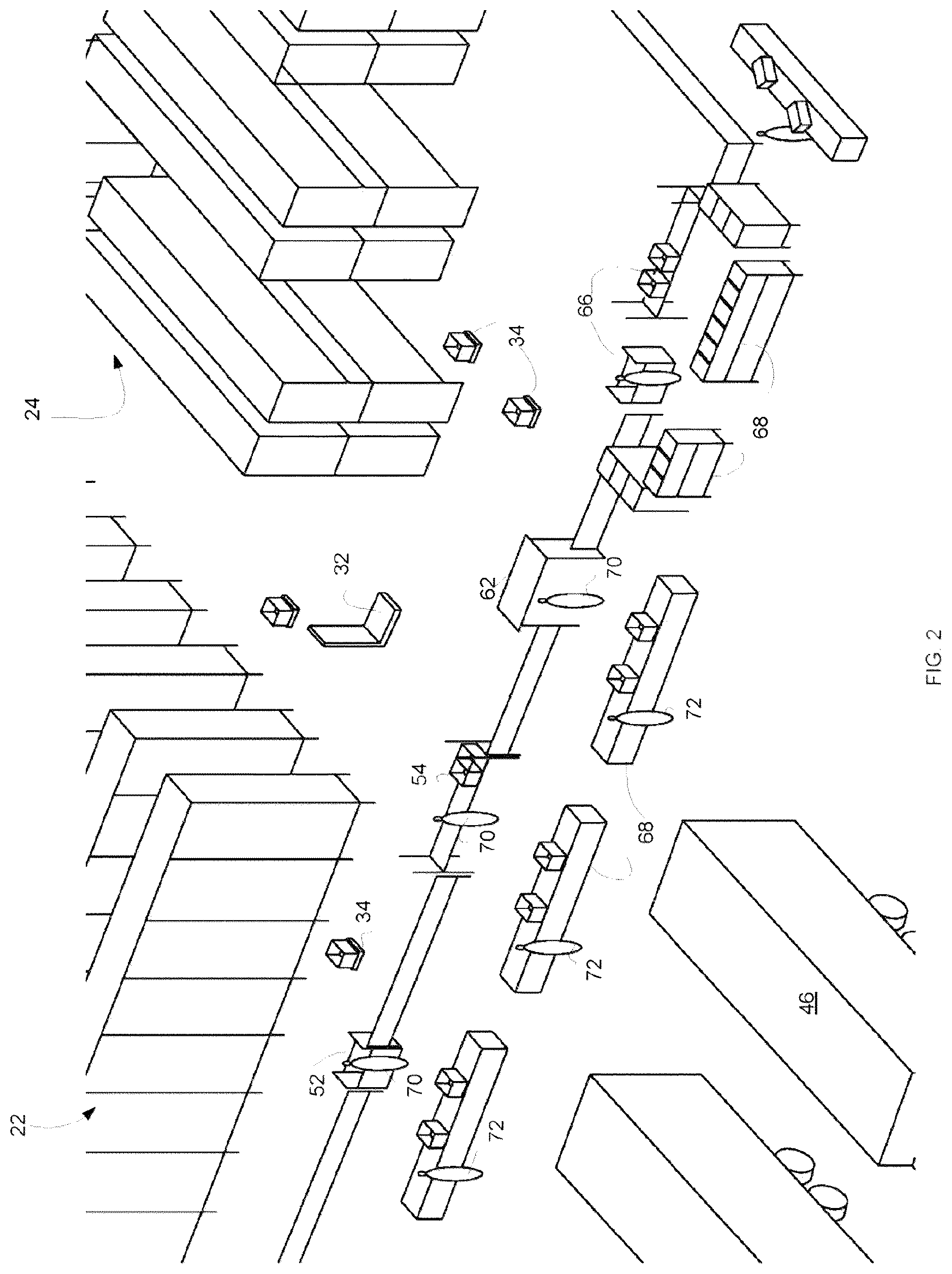 Patent US12617618 Figure 2 – Automatic warehouse and a method for managing an automatic warehouse based on popularity of items