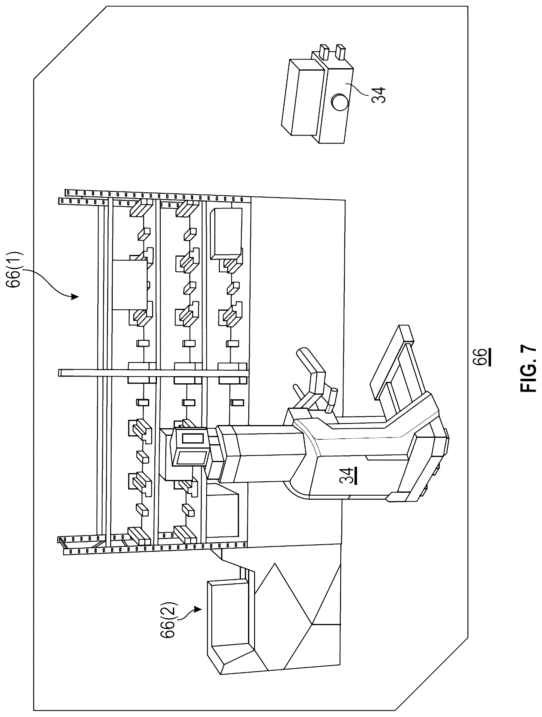 Patent US12617618 Figure 7 – Automatic warehouse and a method for managing an automatic warehouse based on popularity of items