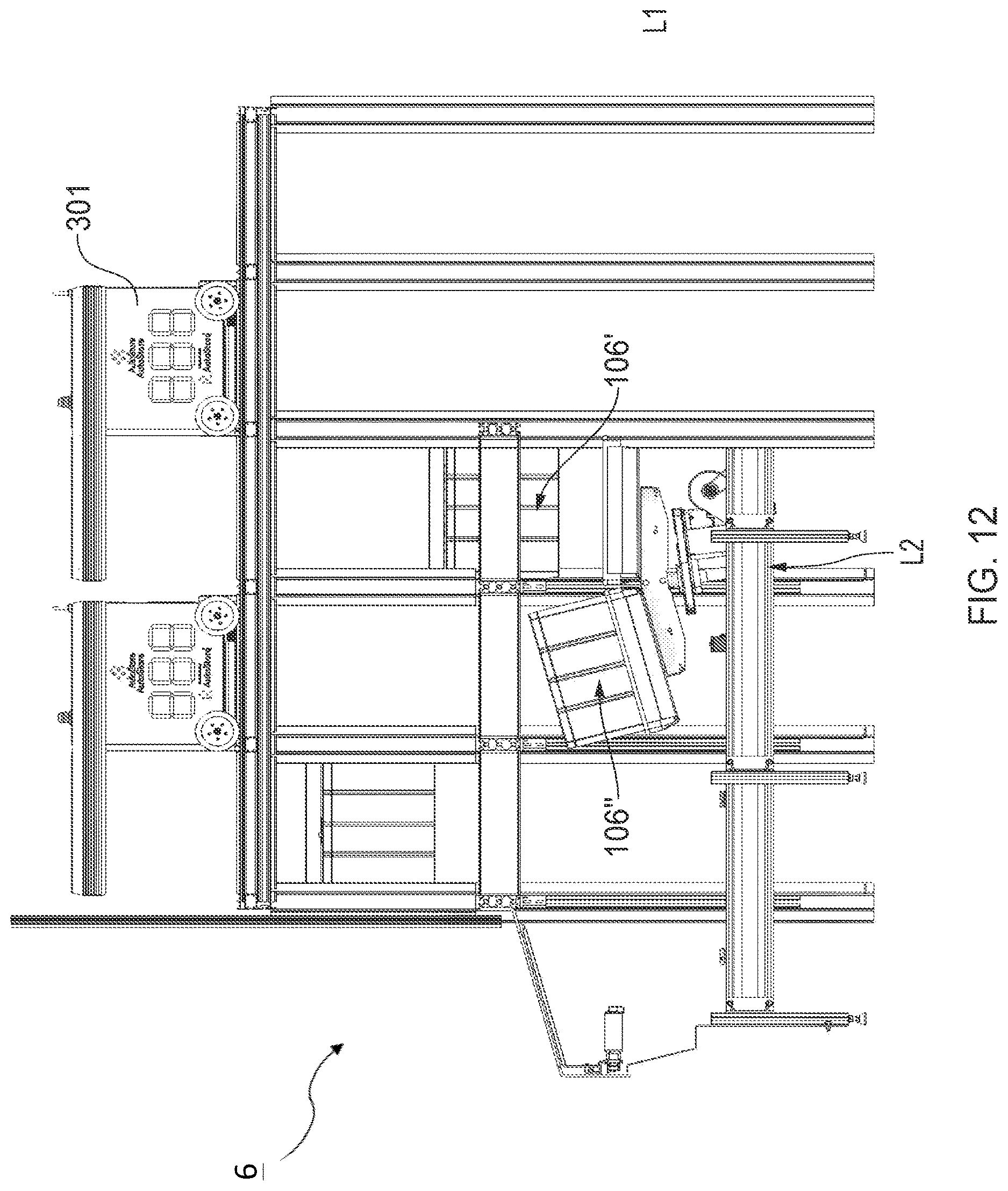 Patent US12617619 Figure 11 – Container handling module