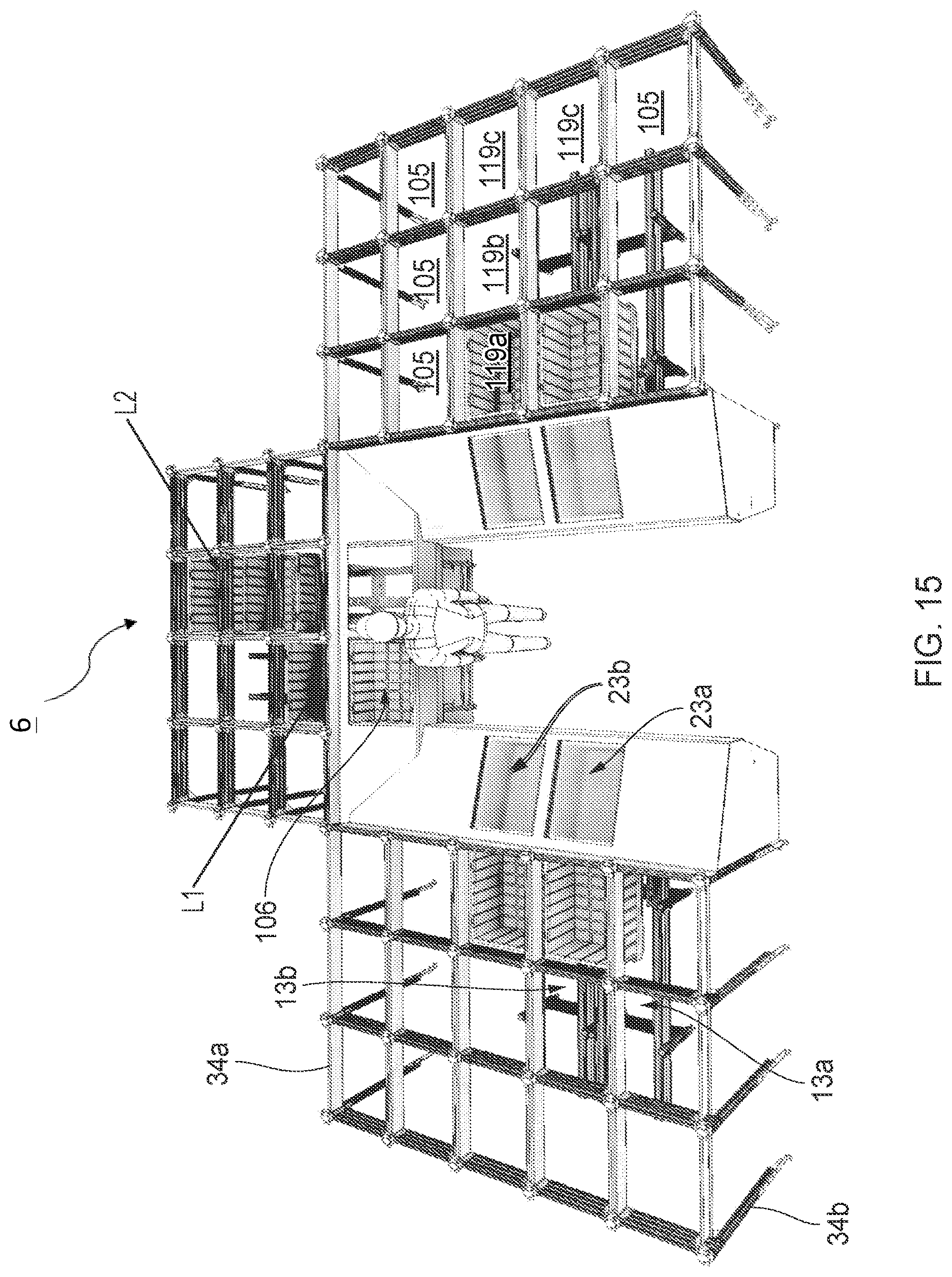 Patent US12617619 Figure 14 – Container handling module