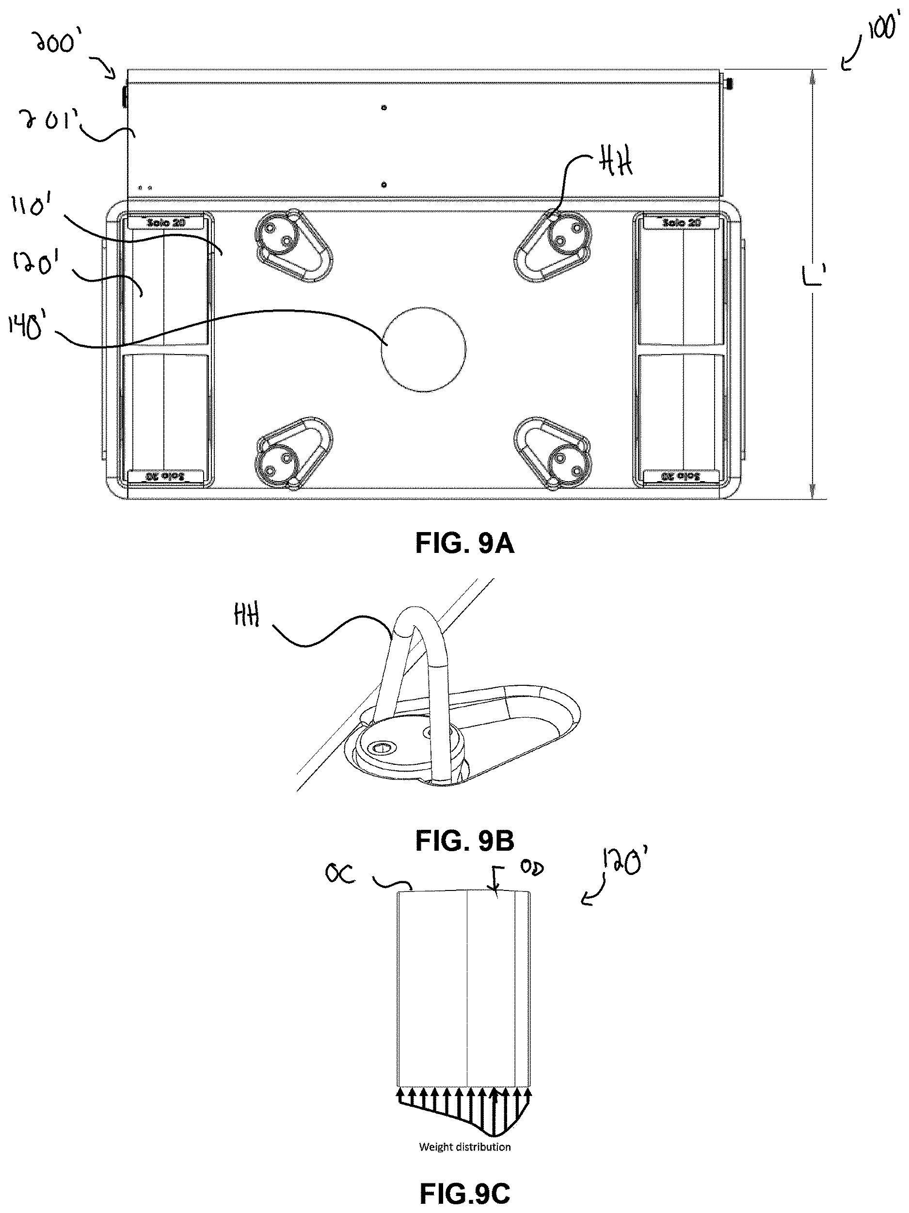 Patent US12617620 Figure 8 – Load carrying system and method