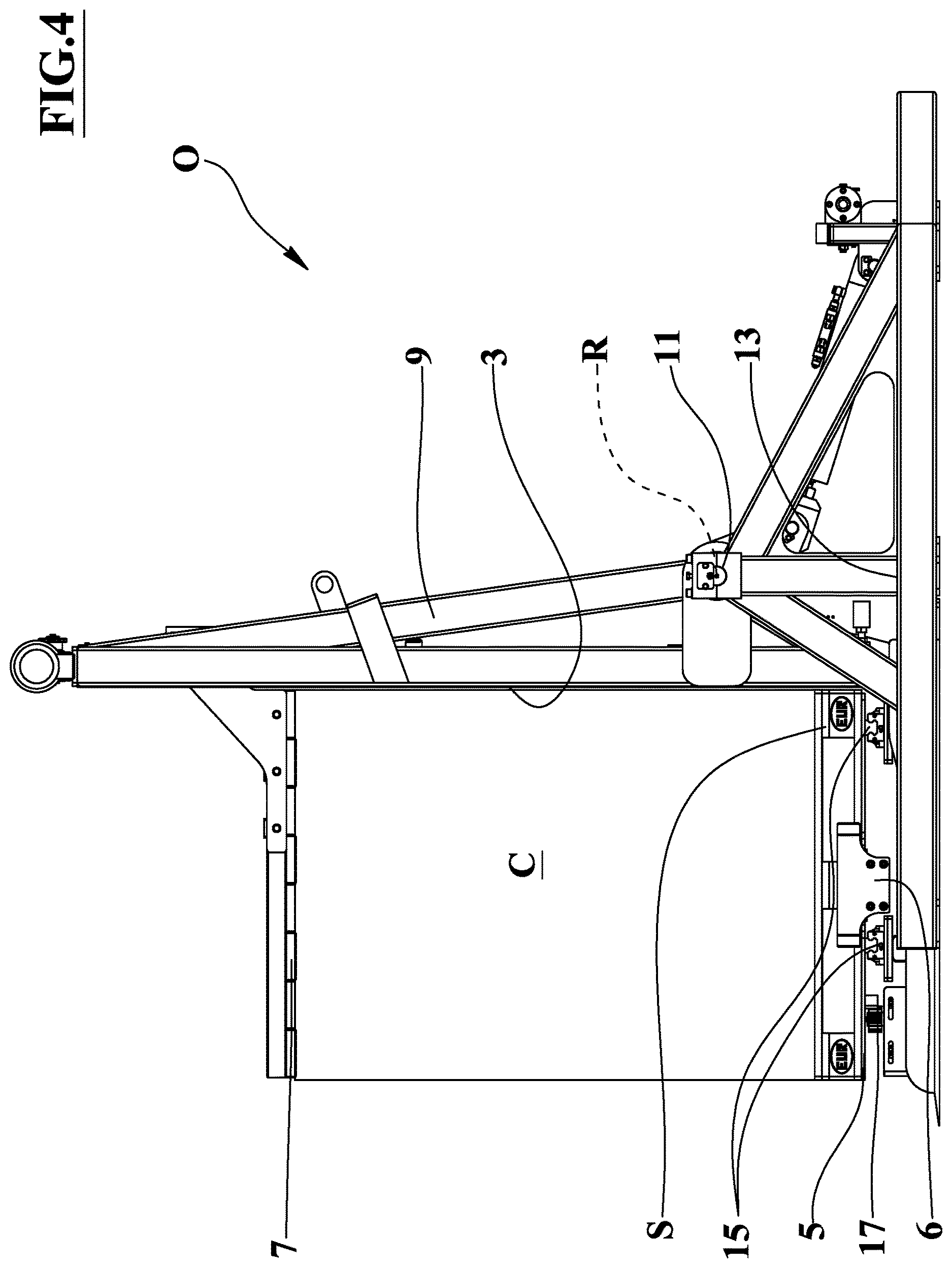 Patent US12617621 Figure 4 – Device for replacing a pallet