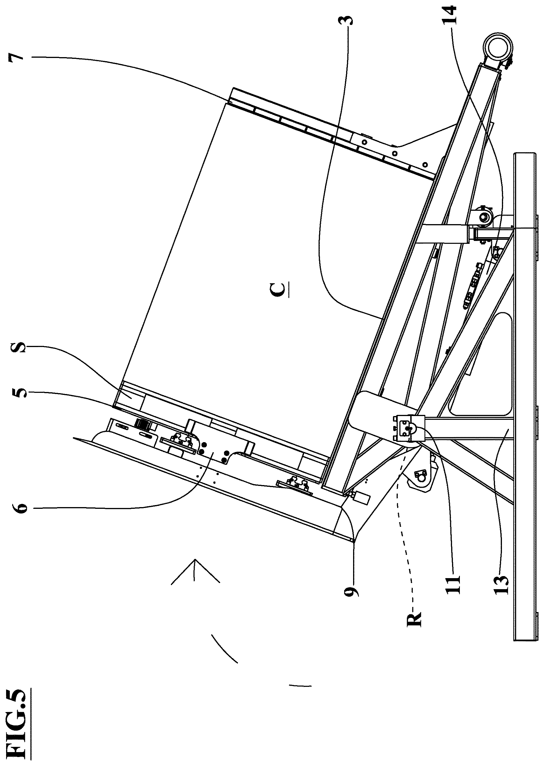 Patent US12617621 Figure 5 – Device for replacing a pallet
