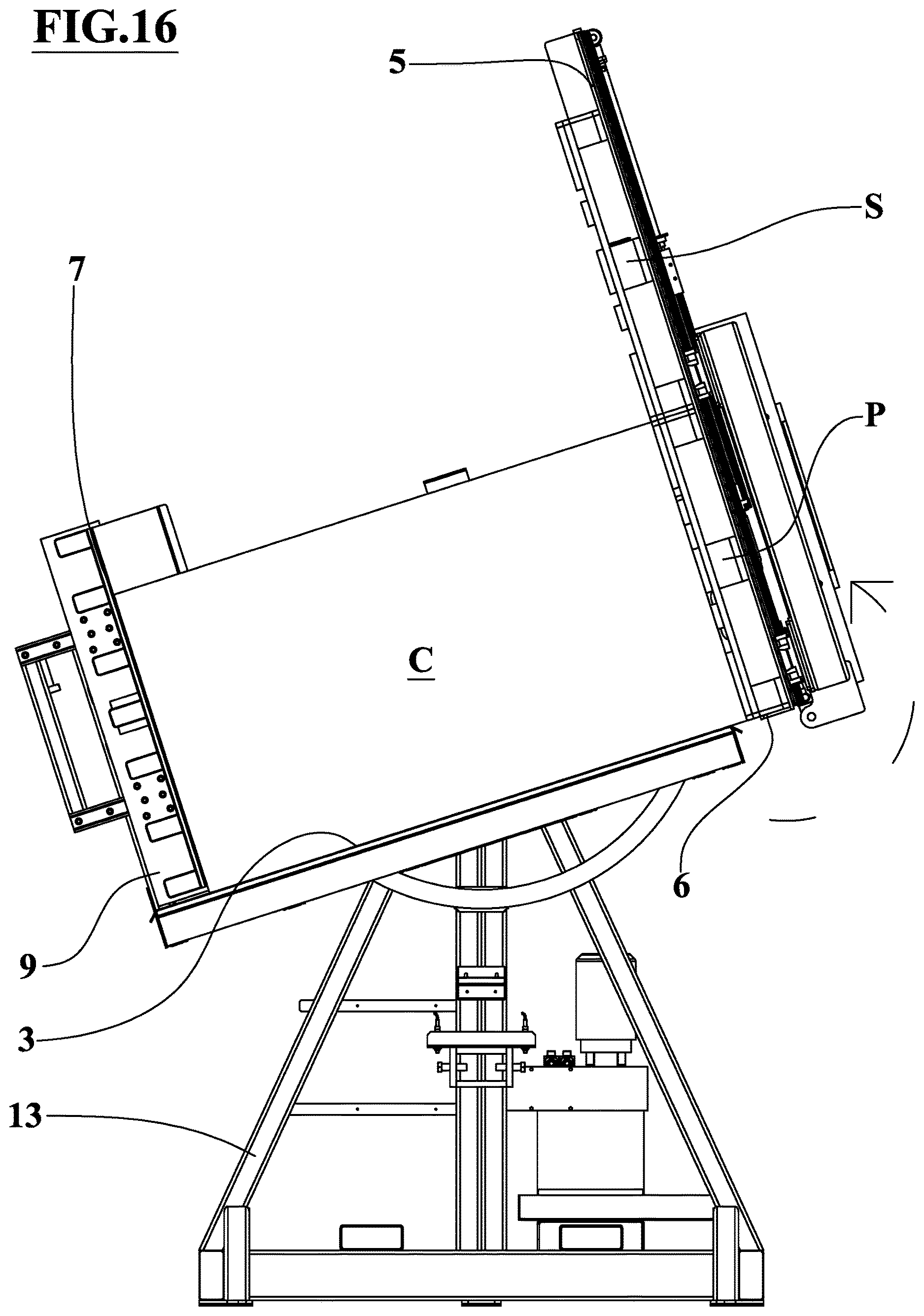 Patent US12617621 Figure 16 – Device for replacing a pallet