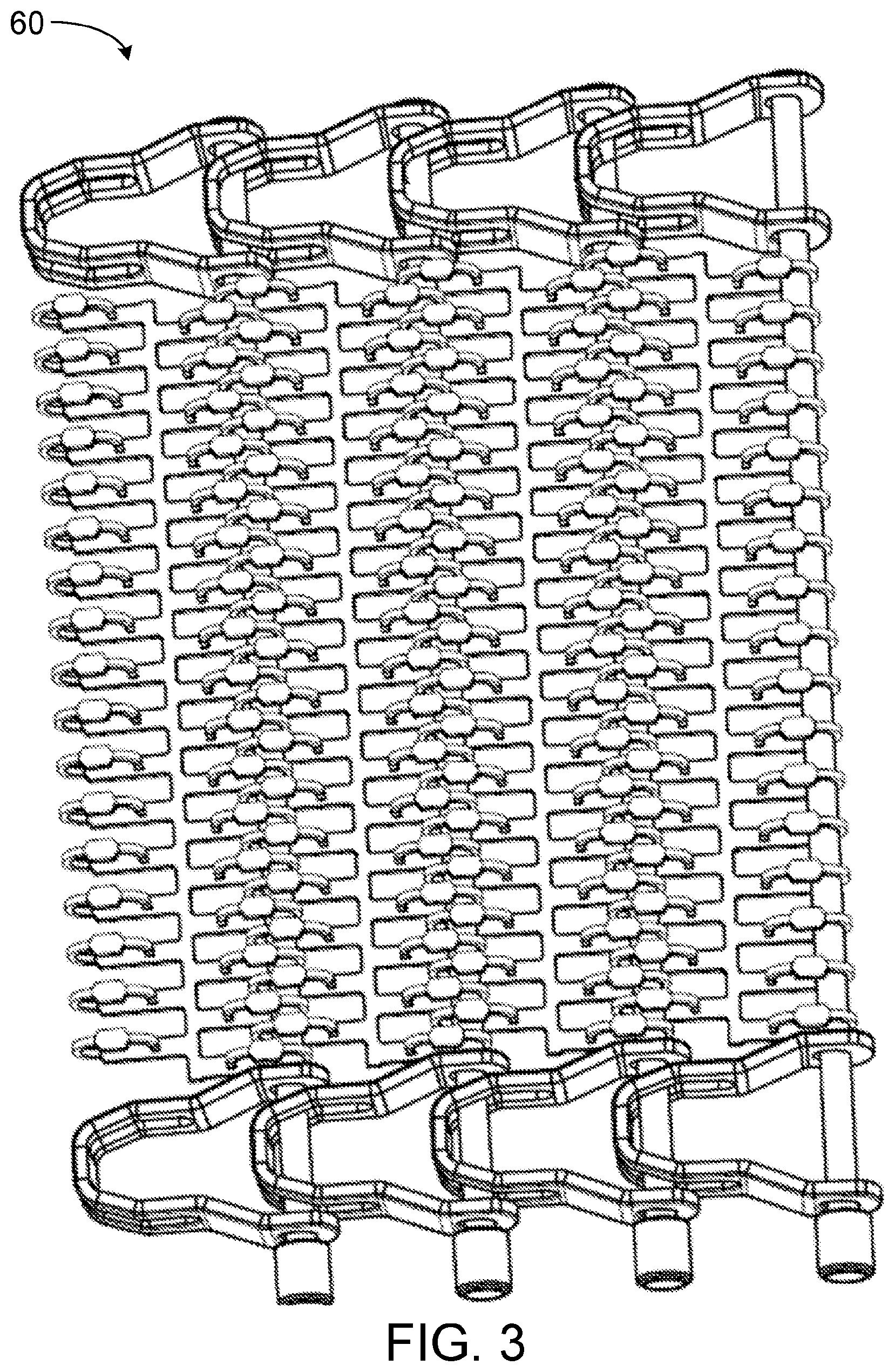 Patent US12617624 Figure 3 – Modular metal-link conveyor belt