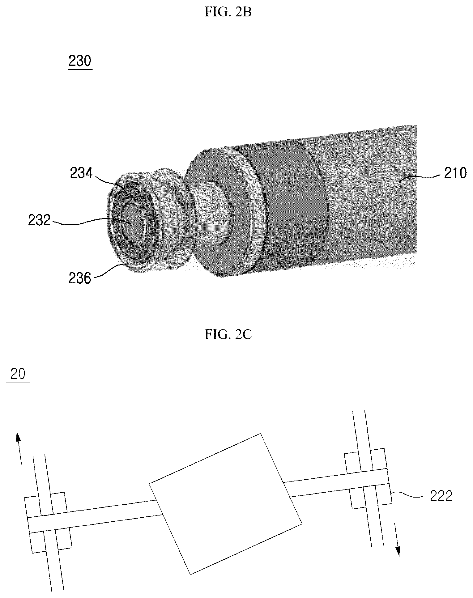 Patent US12617626 Figure 2 – Roller structure including bearing structure at one side for transporting product