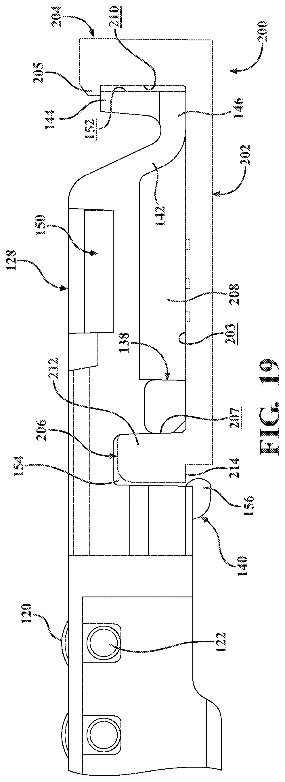 Patent US12617627 Figure 13 – Selectively securable roller track