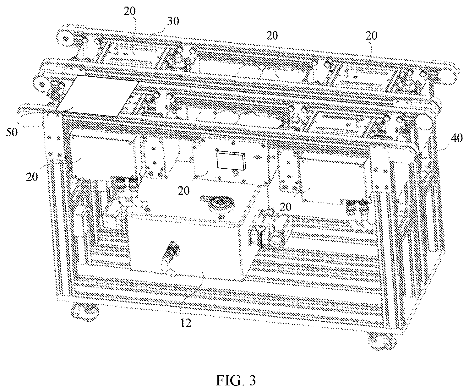 Patent US12617628 Figure 3 – Control system for conveying line, conveying line and control method