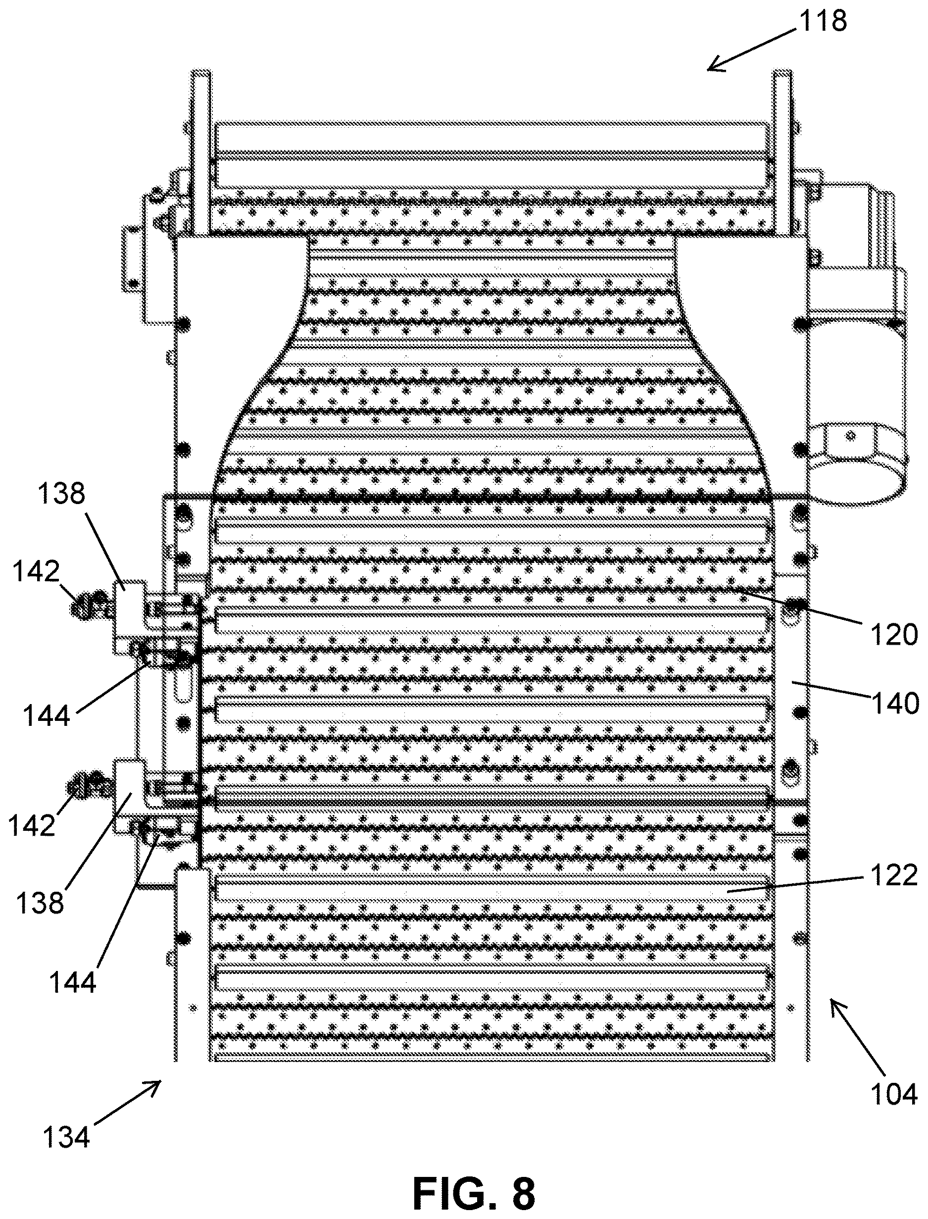 Patent US12617629 Figure 8 – Medication container air sorting system and apparatus