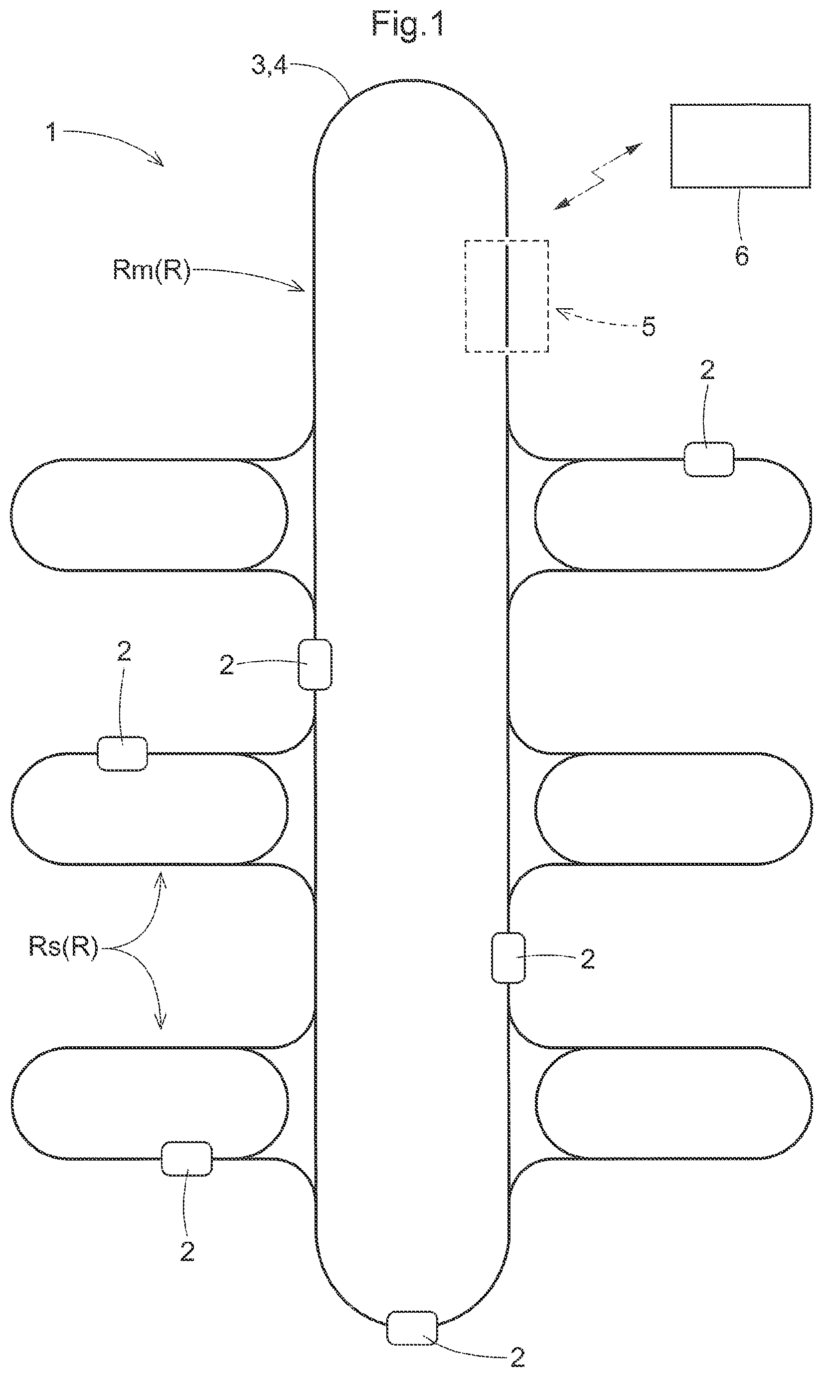 Patent US12617631 Figure 1 – Article transport facility