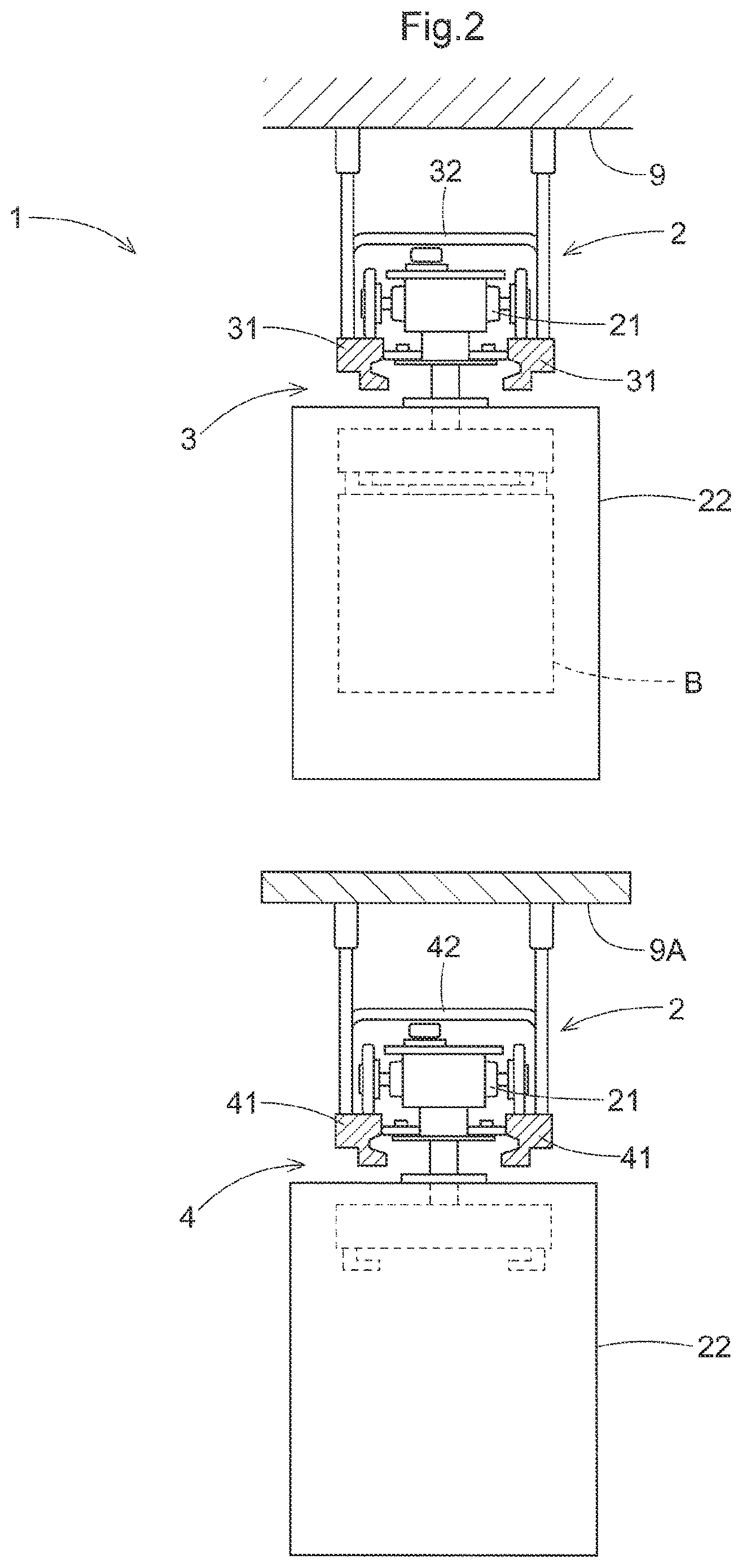 Patent US12617631 Figure 2 – Article transport facility
