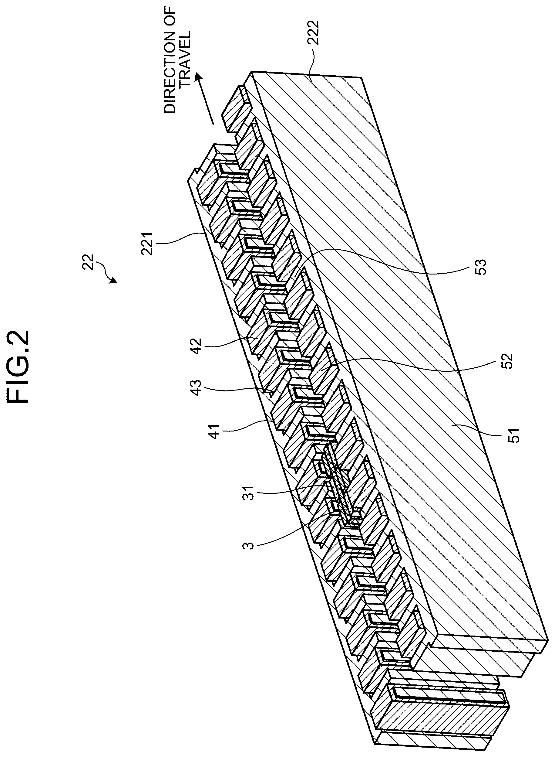 Patent US12617634 Figure 2 – Linear conveyance system