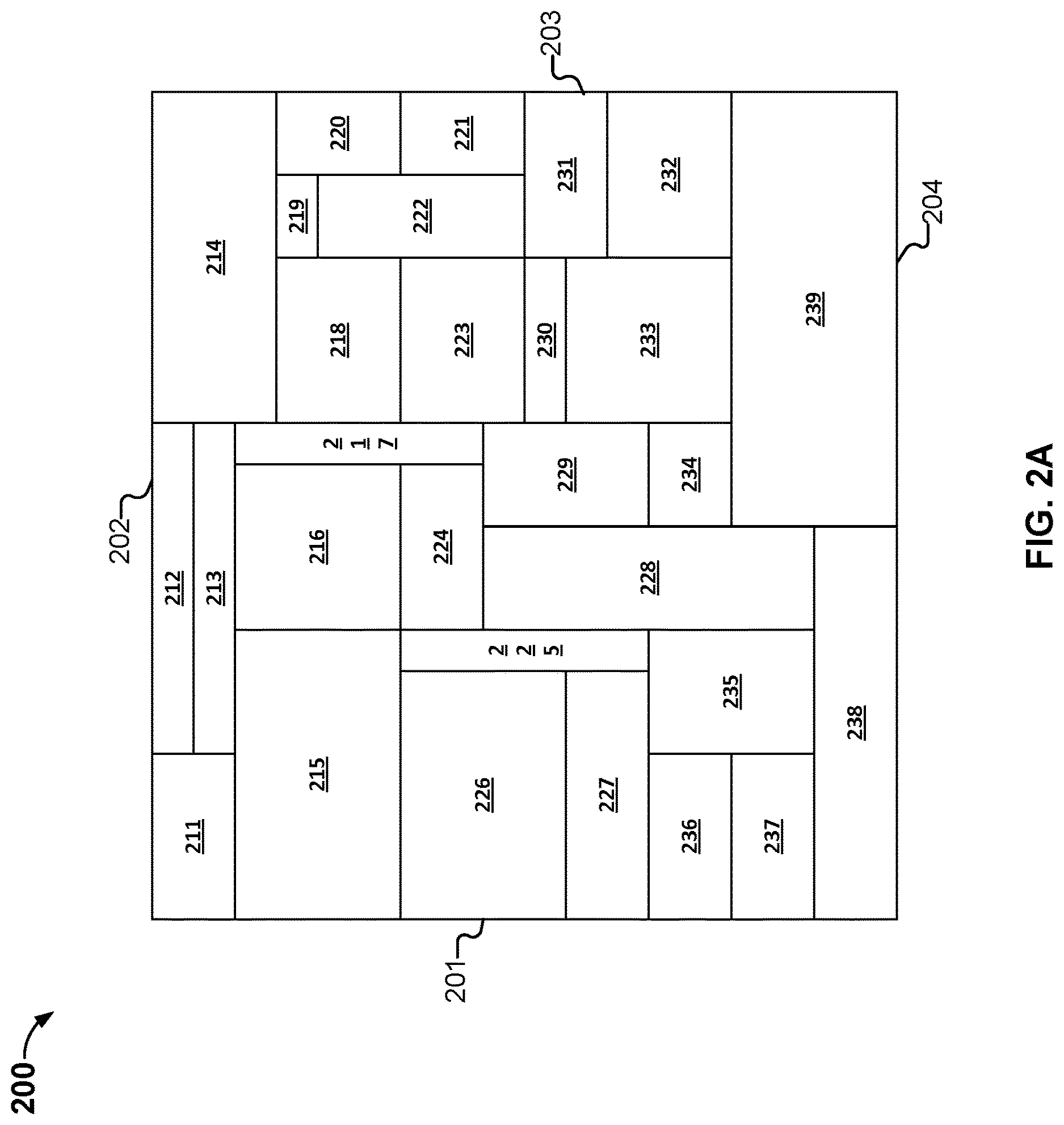 Patent US12617637 Figure 2 – Object partitioner between heterogeneous transport containers