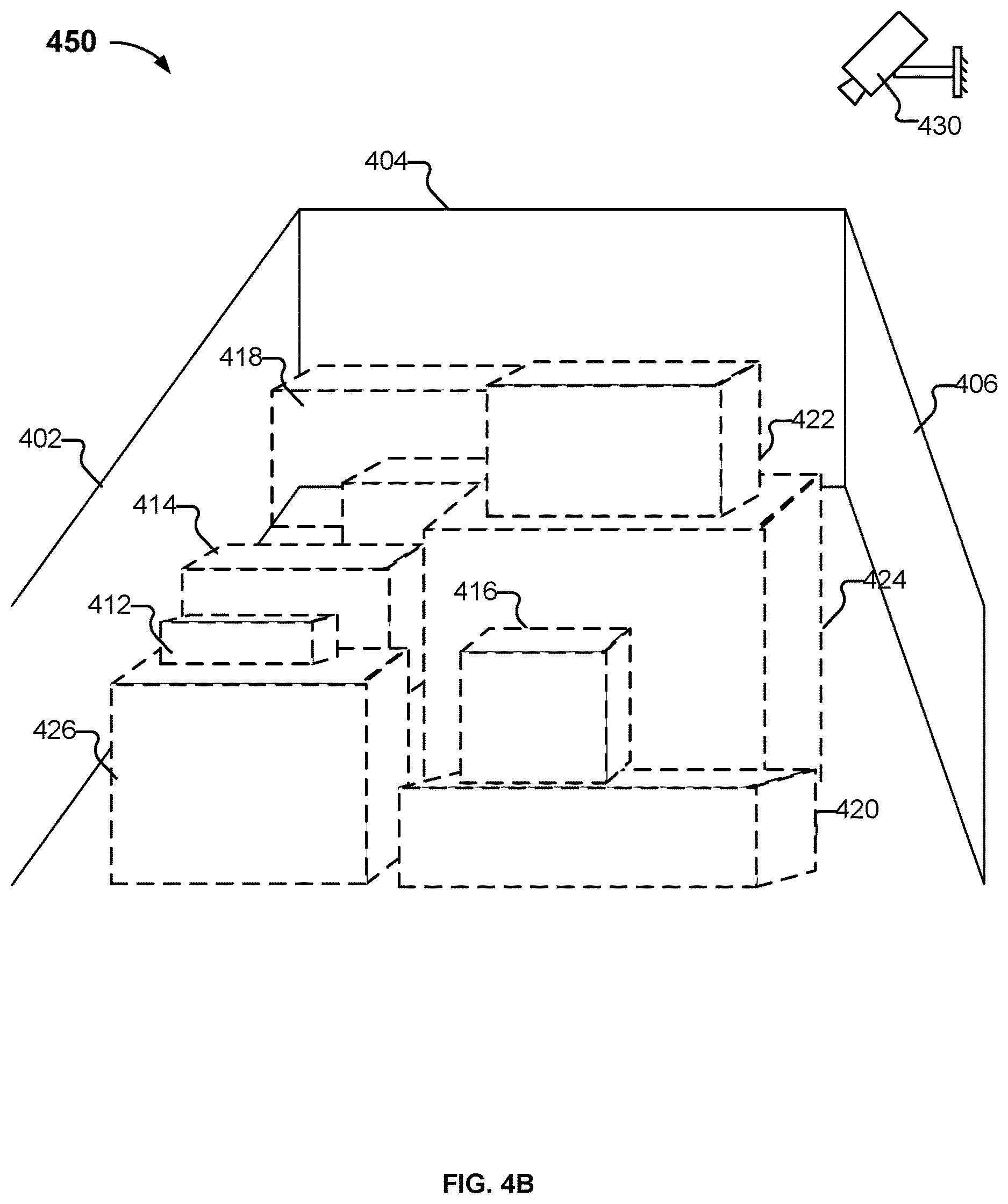 Patent US12617637 Figure 8 – Object partitioner between heterogeneous transport containers