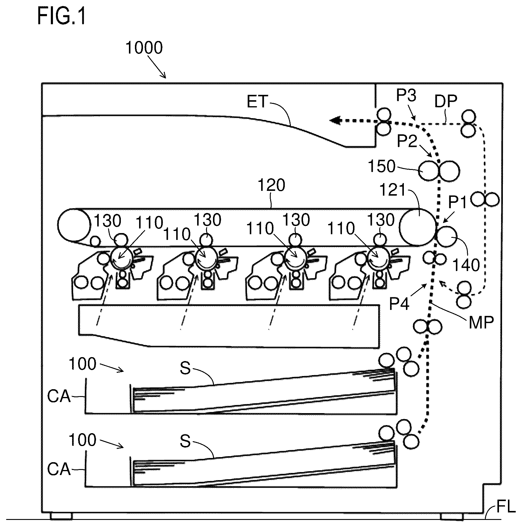 Patent US12617638 — Sheet feeding device and image forming apparatus — Figure 1