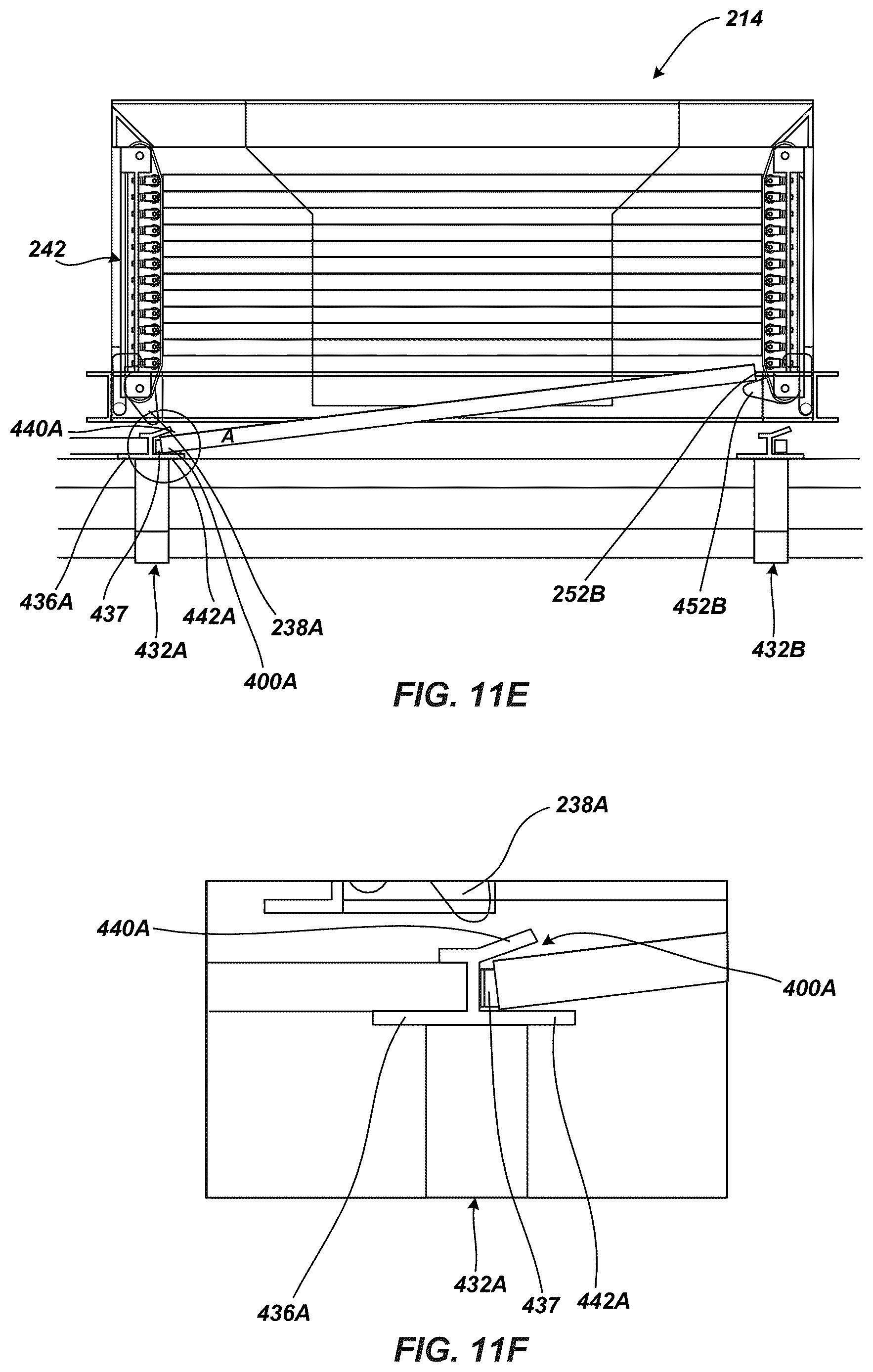 Patent US12617639 Figure 16 – Dispensing hopper and presentation system for overhead installation of solar panels for a solar tracking system