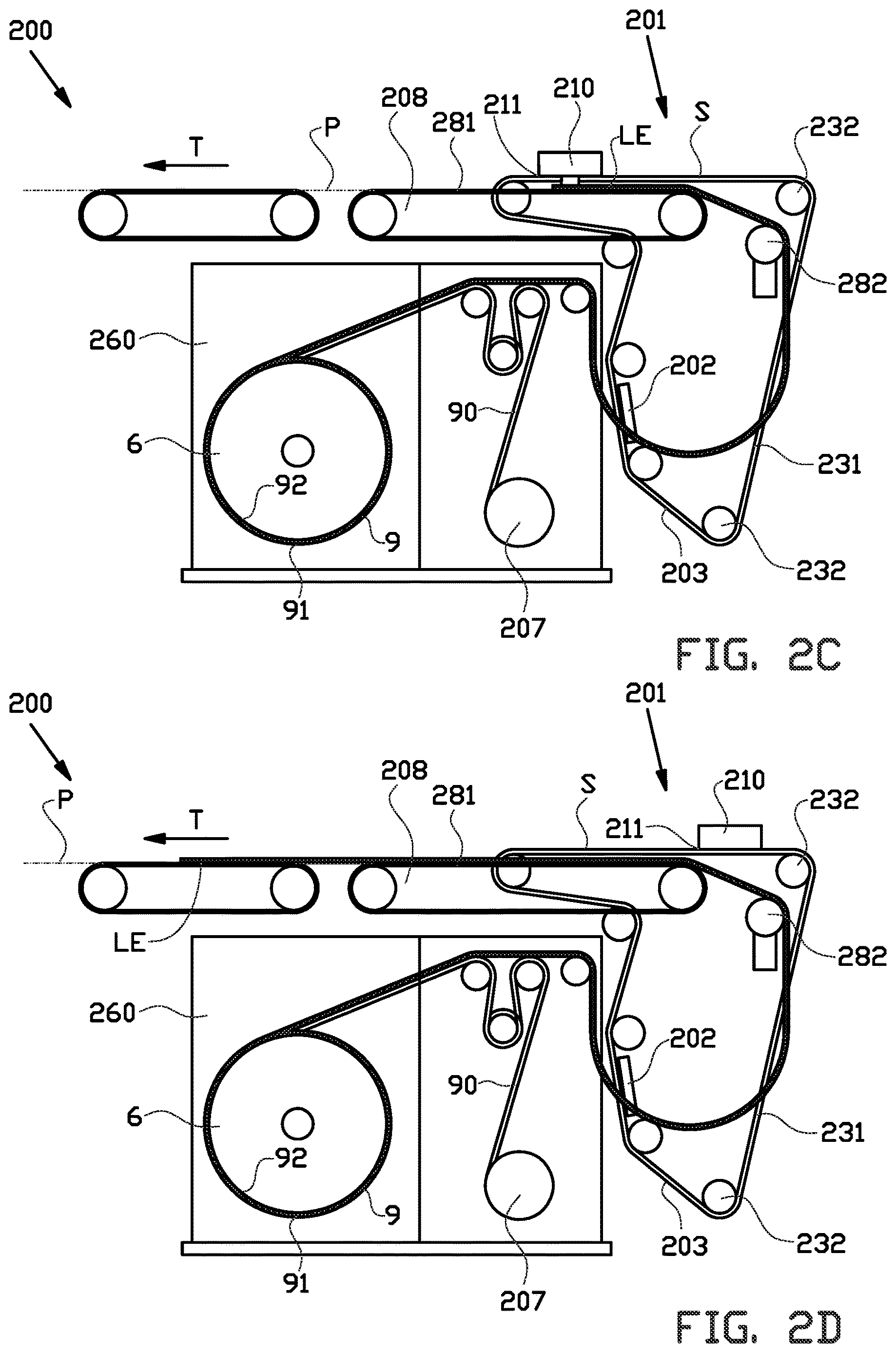 Patent US12617643 Figure 9 – Unwinding system and method for unwinding a tire component from a stock reel and for outputting said tire component in a transport direction