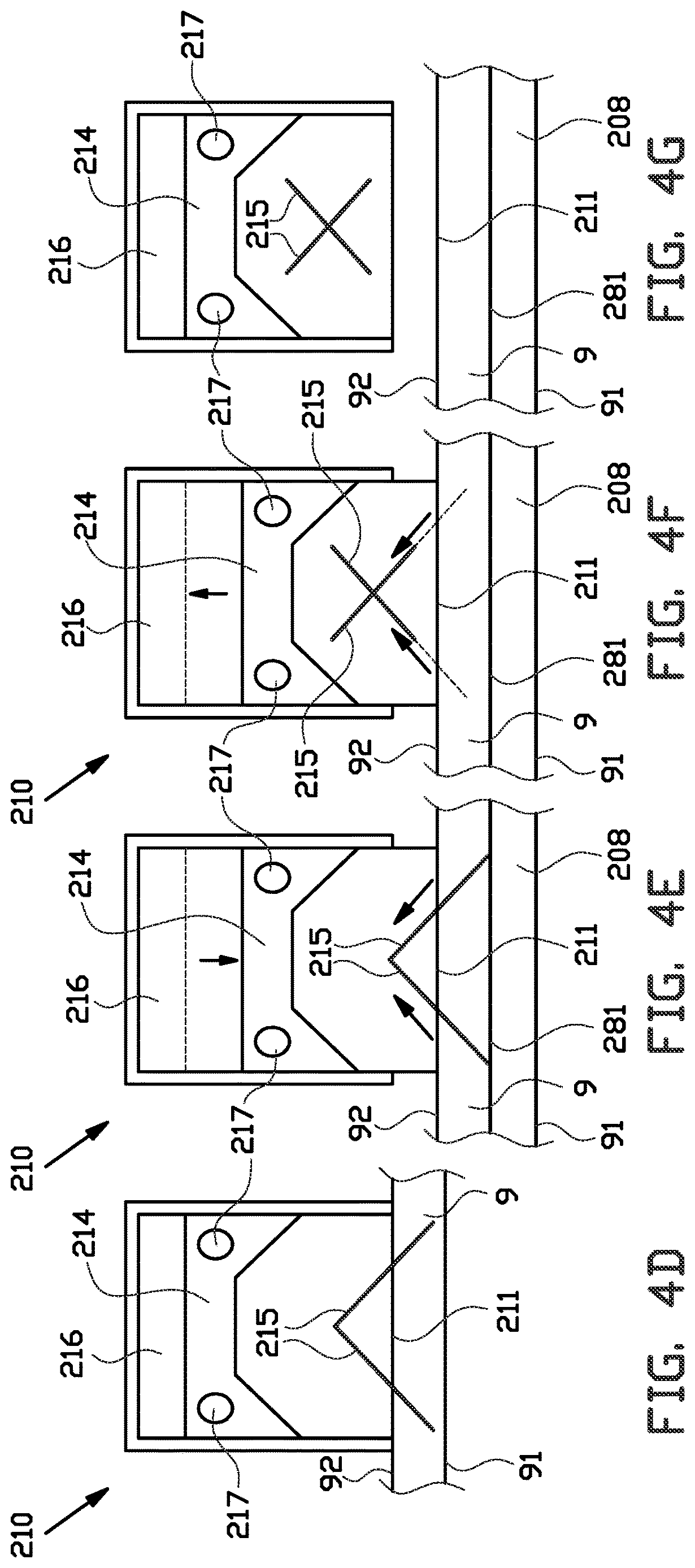 Patent US12617643 Figure 12 – Unwinding system and method for unwinding a tire component from a stock reel and for outputting said tire component in a transport direction