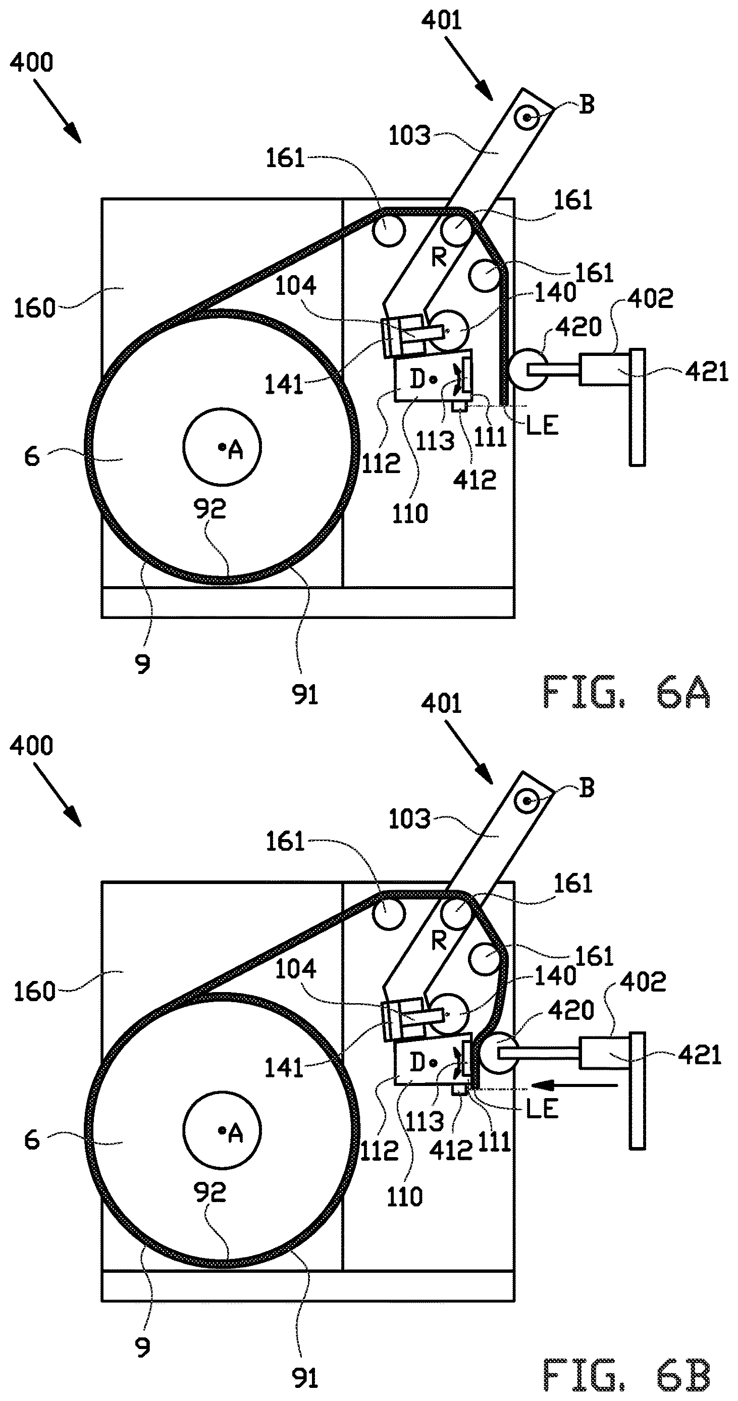 Patent US12617643 Figure 14 – Unwinding system and method for unwinding a tire component from a stock reel and for outputting said tire component in a transport direction
