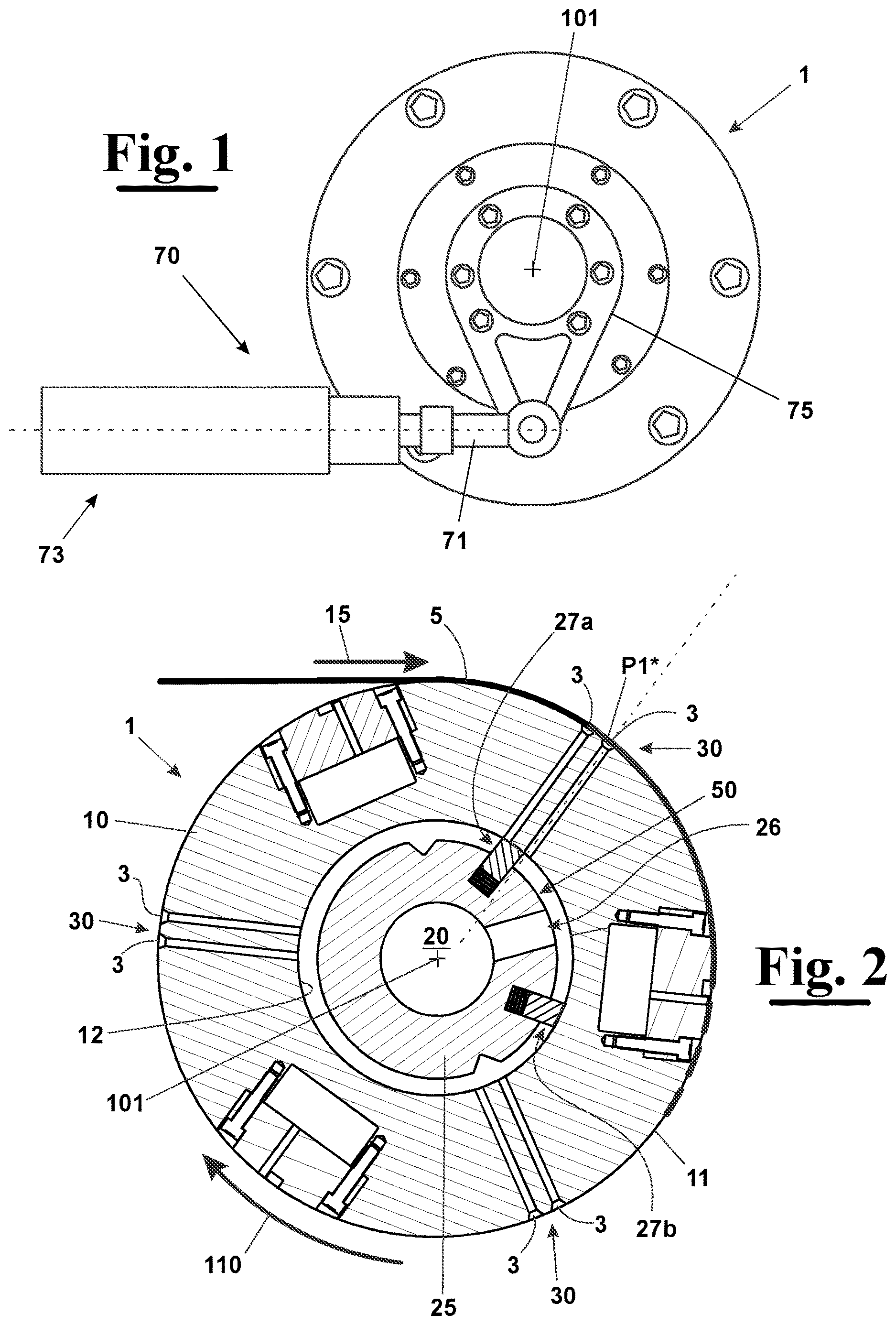 Patent US12617644 Figure 1 – Suction roll of a web, or sheet, of paper in a paper converting machine
