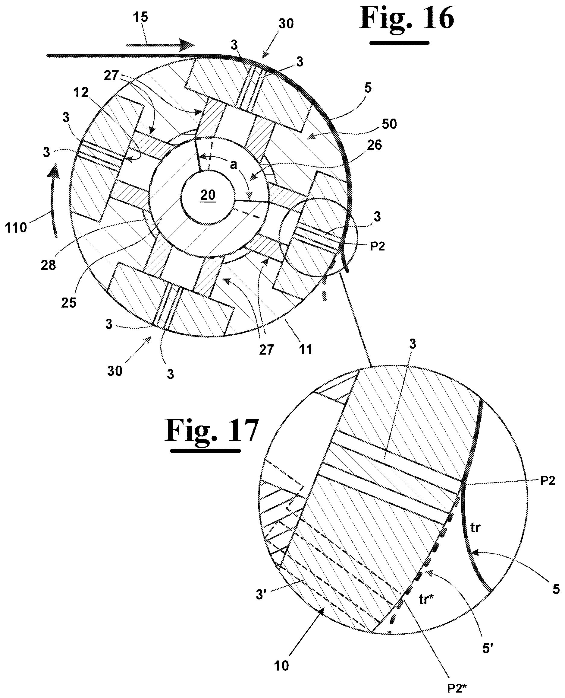 Patent US12617644 Figure 9 – Suction roll of a web, or sheet, of paper in a paper converting machine