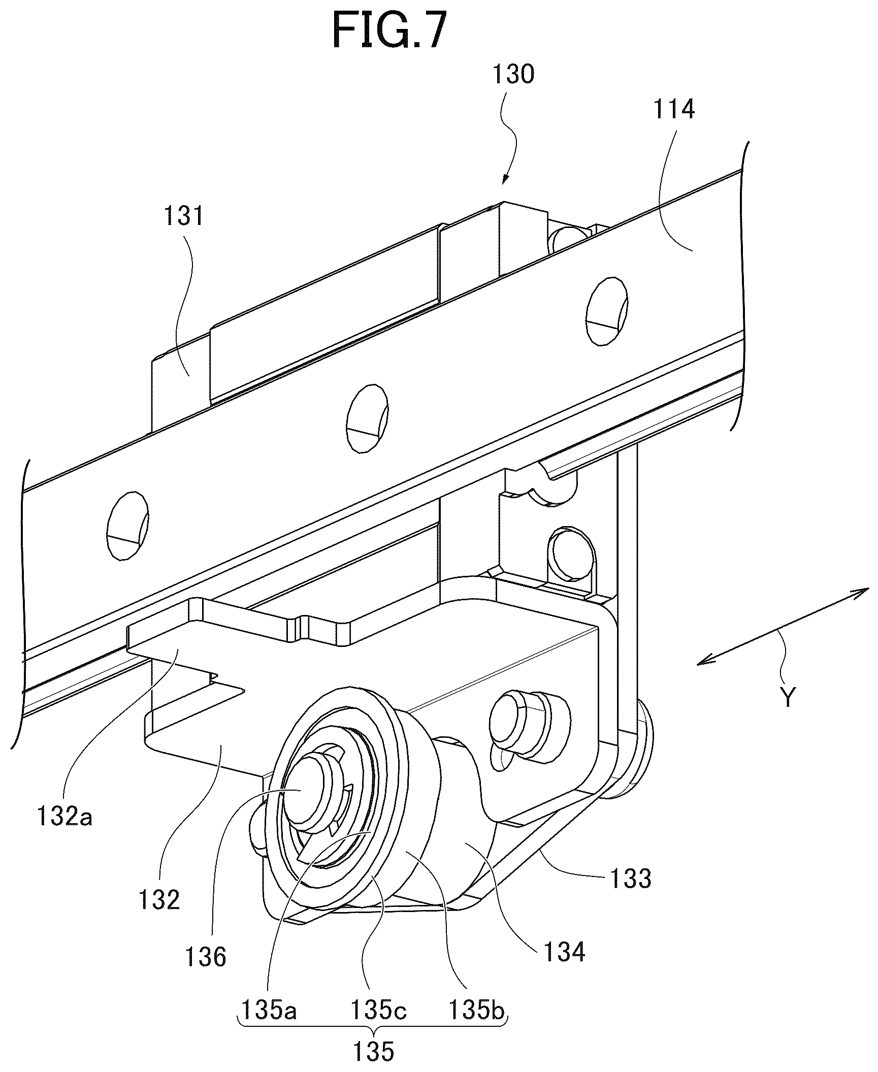 Patent US12617649 Figure 6 – Paper creasing device and printer