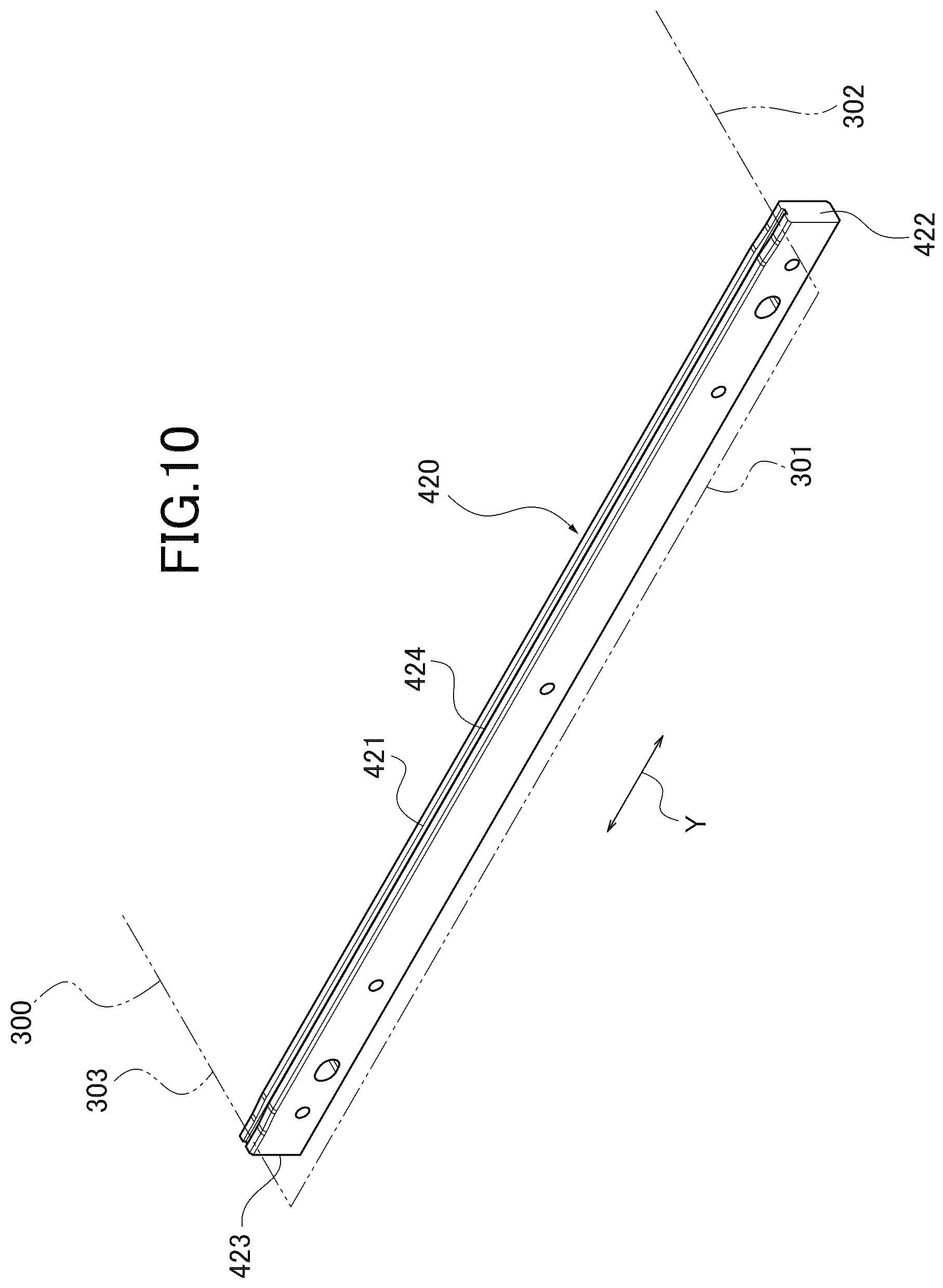 Patent US12617649 Figure 8 – Paper creasing device and printer