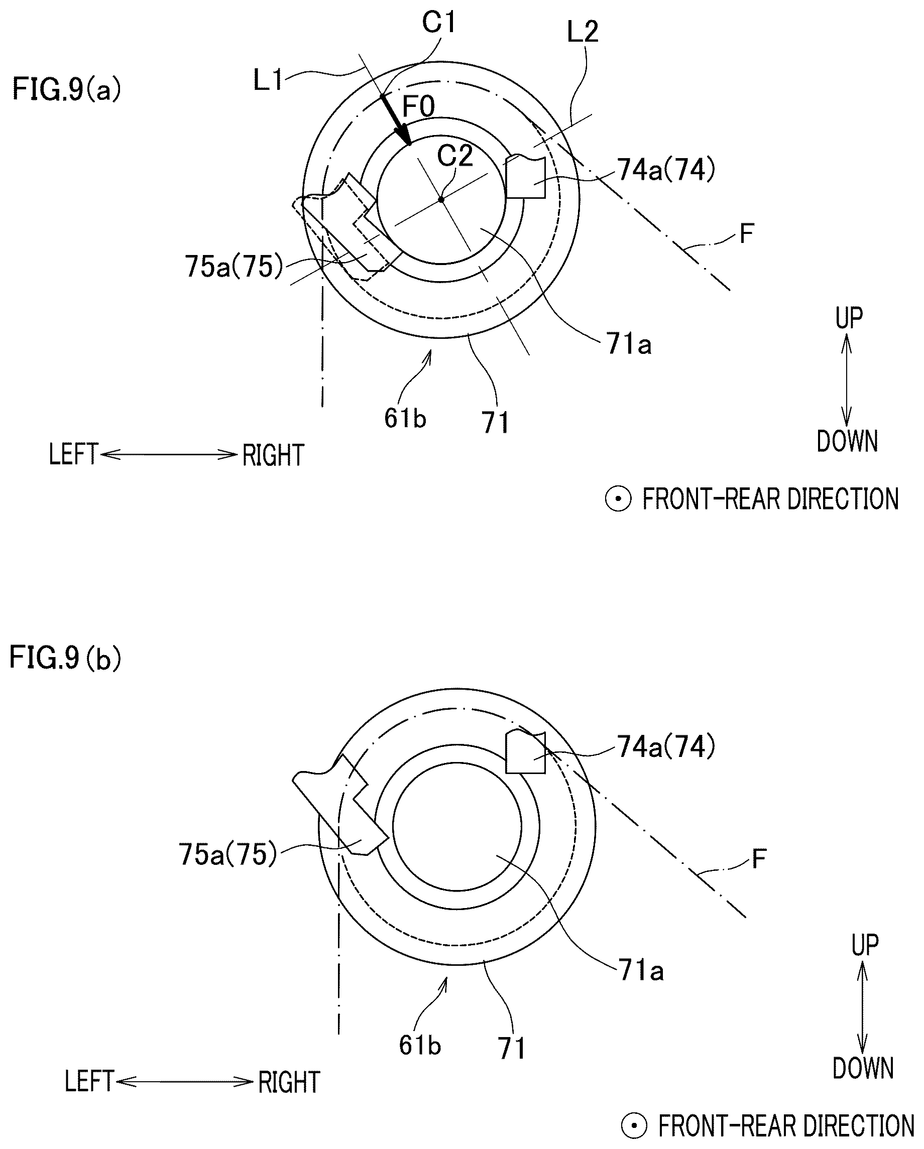 Patent US12617650 Figure 9 – Yarn path guide mechanism and textile machine