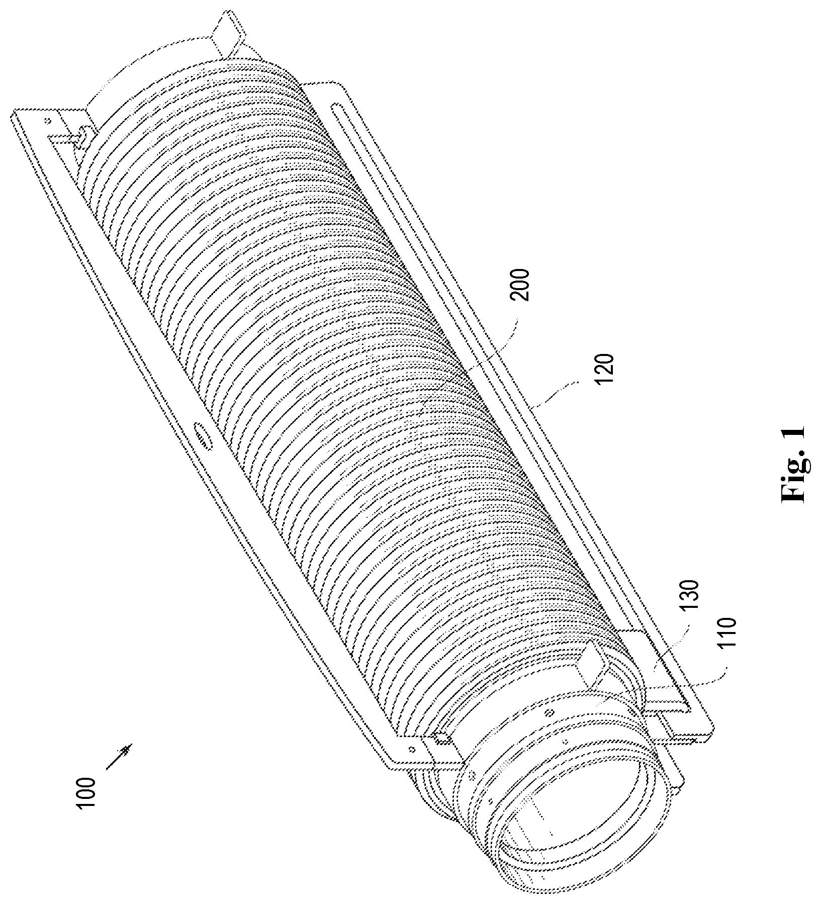 Patent US12617651 Figure 1 – Line sensor deployment and recovery apparatus and system with integrated level-wind