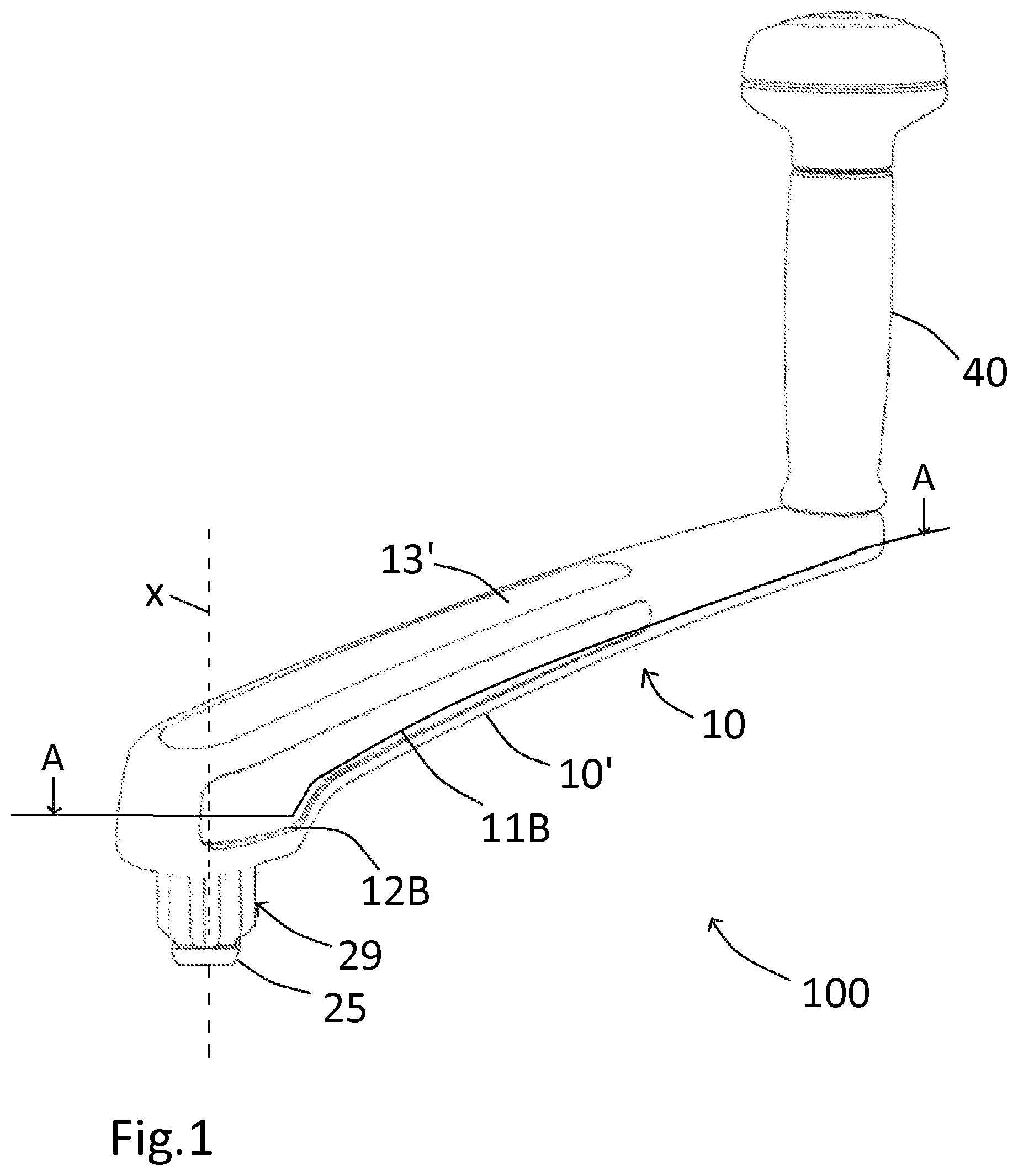 Patent US12617658 Figure 1 – Crank arrangement