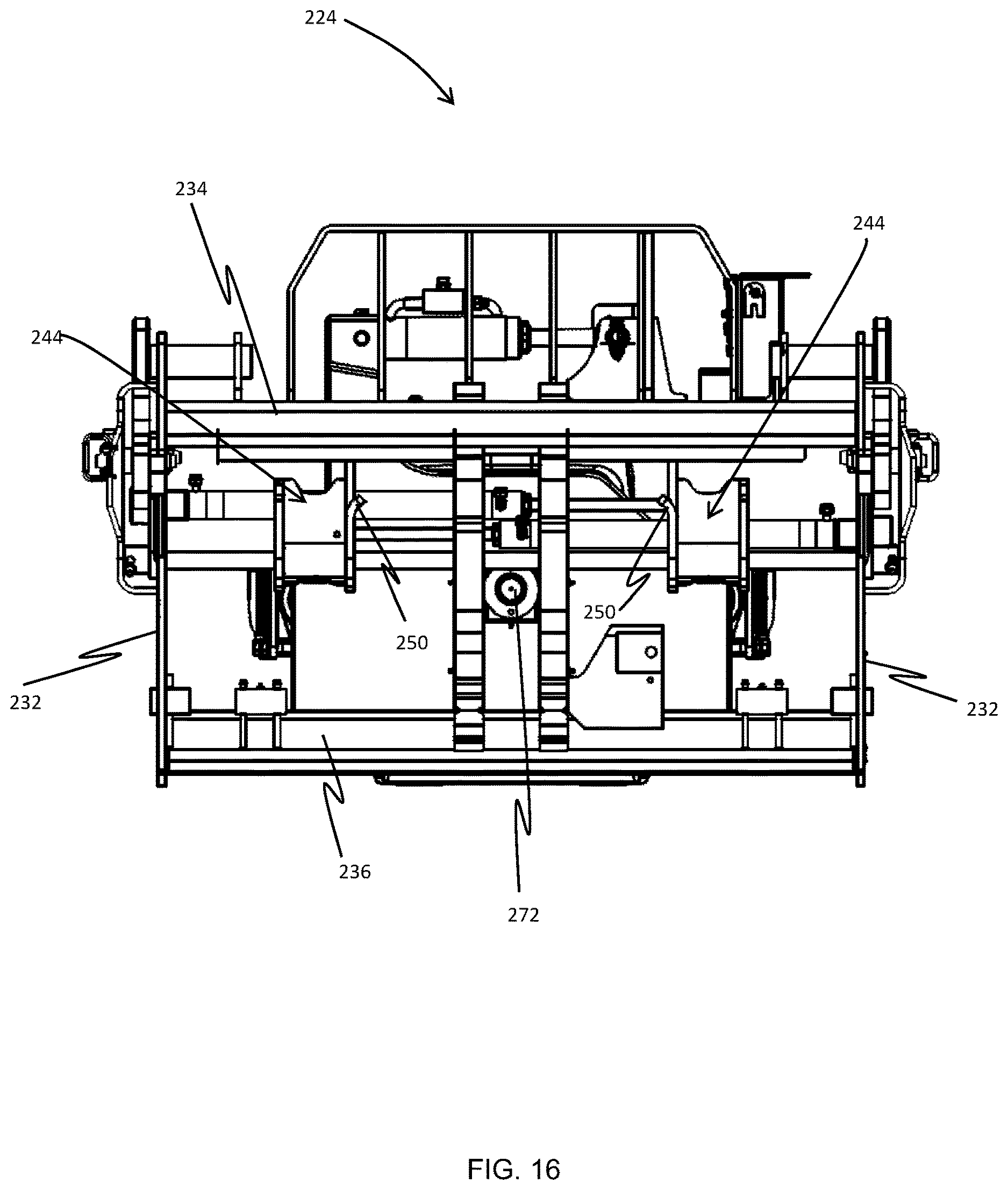 Patent US12617660 Figure 13 – Side-shift fork carriage for a material handling machine