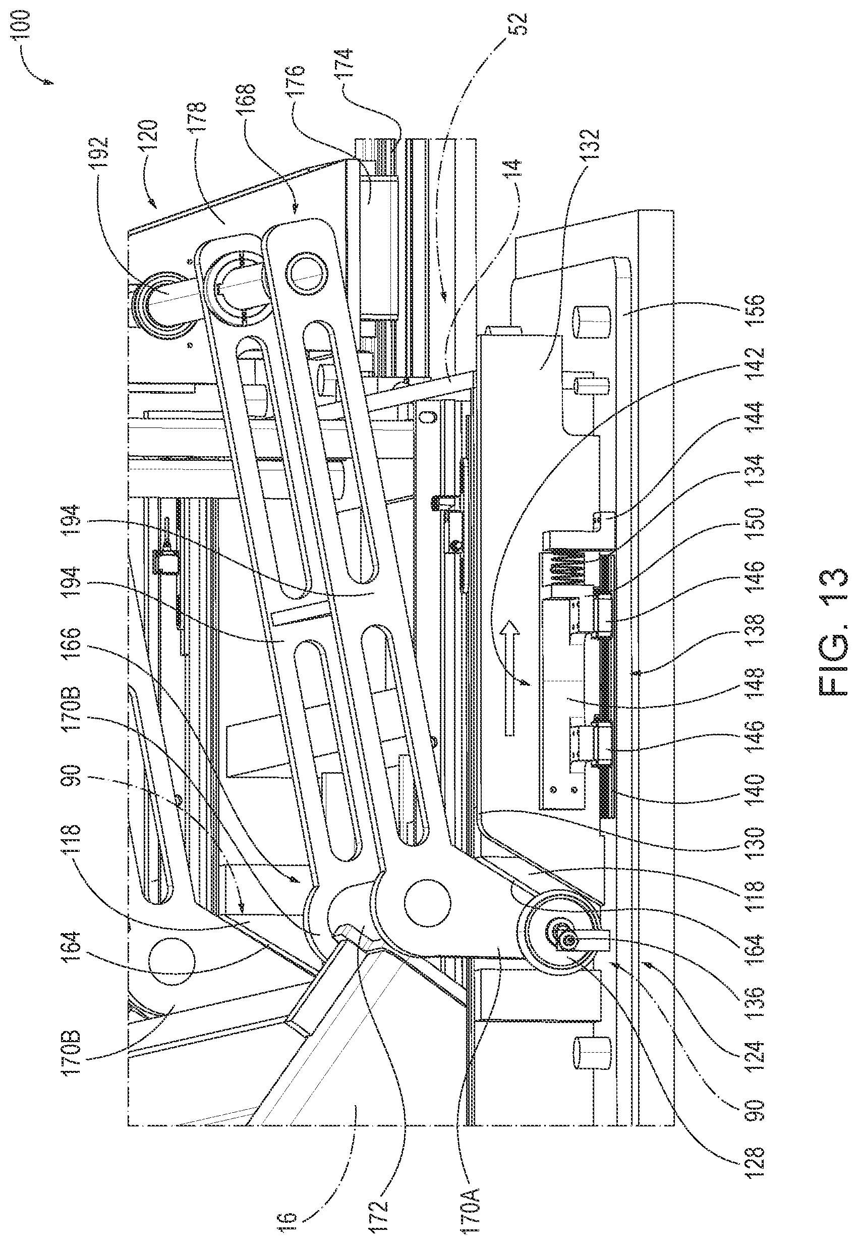 Patent US12617661 Figure 11 – Safety devices for scissor lifts and related methods