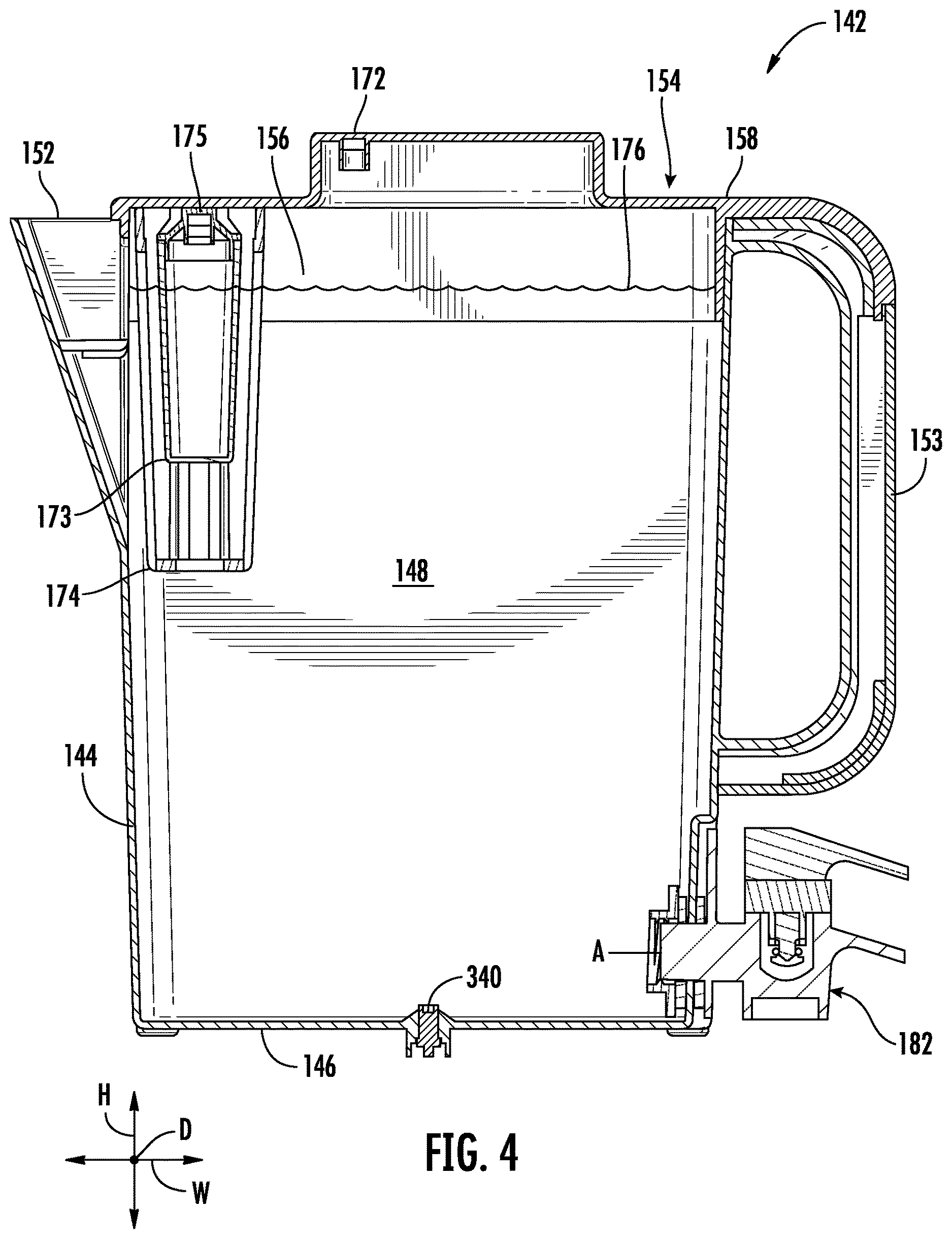 Patent US12617664 Figure 4 – Countertop appliances and water supply therefor