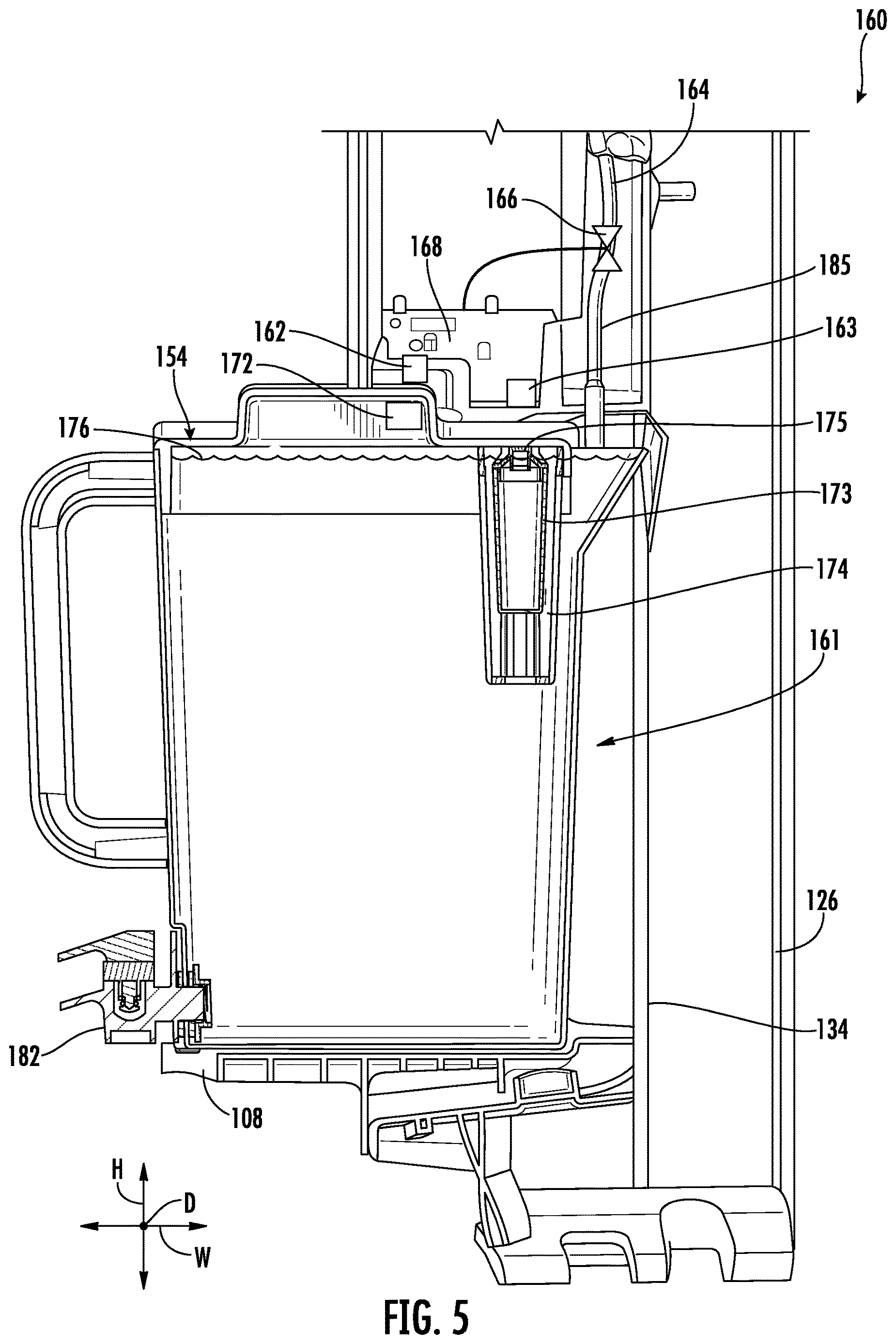 Patent US12617664 Figure 5 – Countertop appliances and water supply therefor