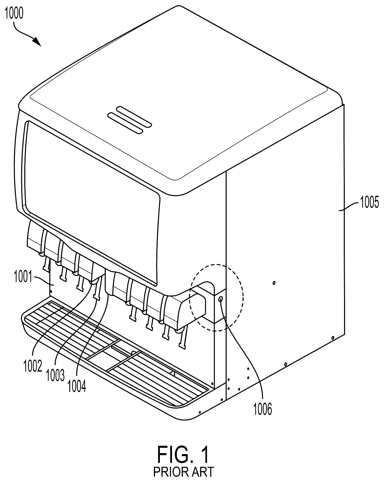 Patent US12617665 — Adapter for beverage dispenser — Figure 1