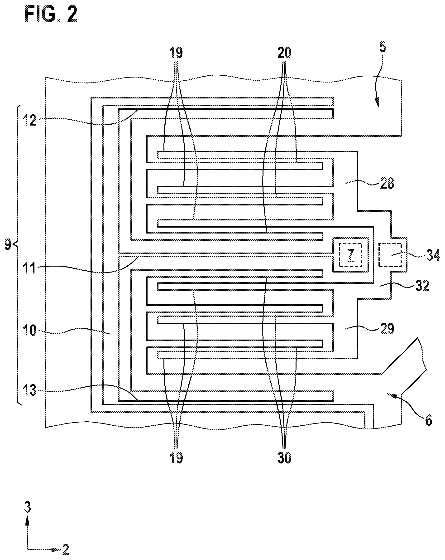 Patent US12617671 Figure 2 – Micromechanical sensor element