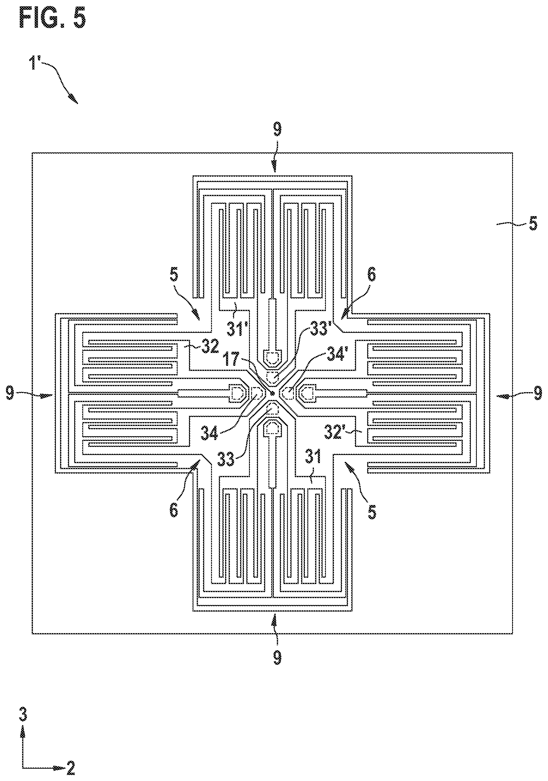 Patent US12617671 Figure 5 – Micromechanical sensor element