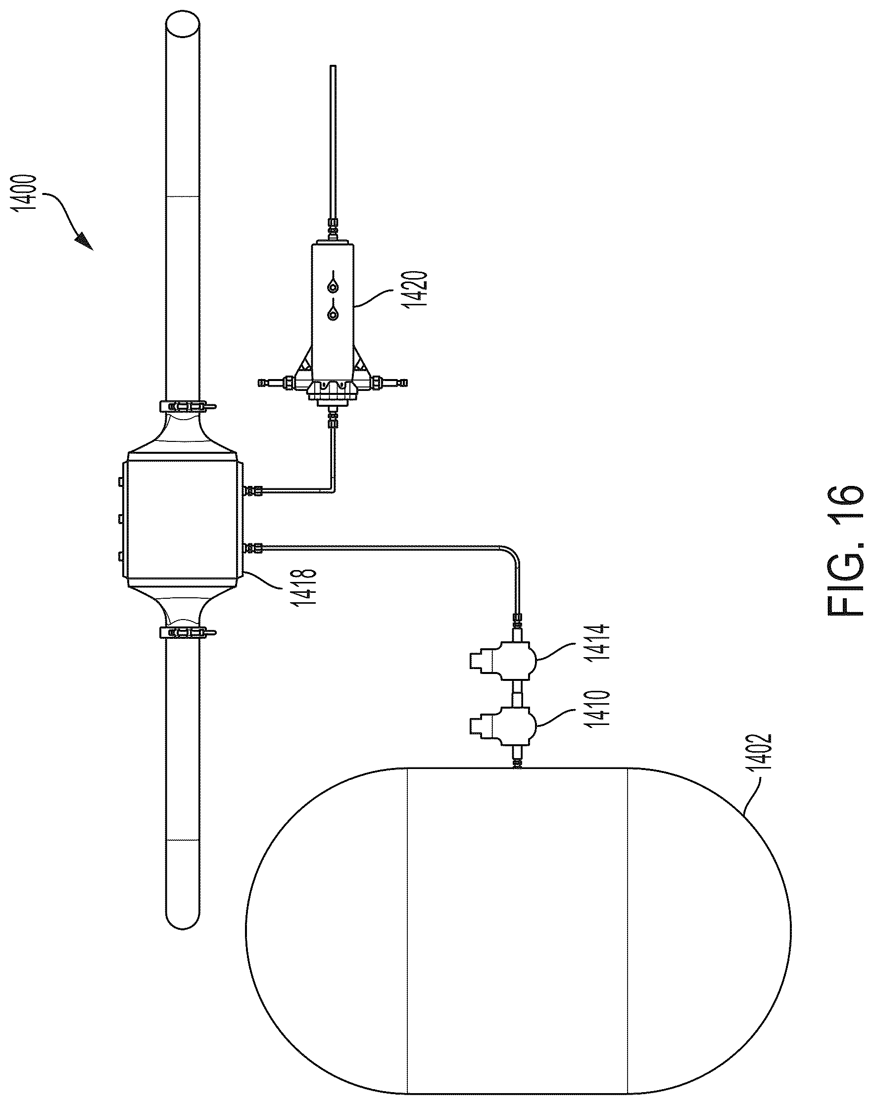 Patent US12617673 Figure 16 – Systems and methods for phase-safe ammonia vapor fuel delivery to an internal combustion engine