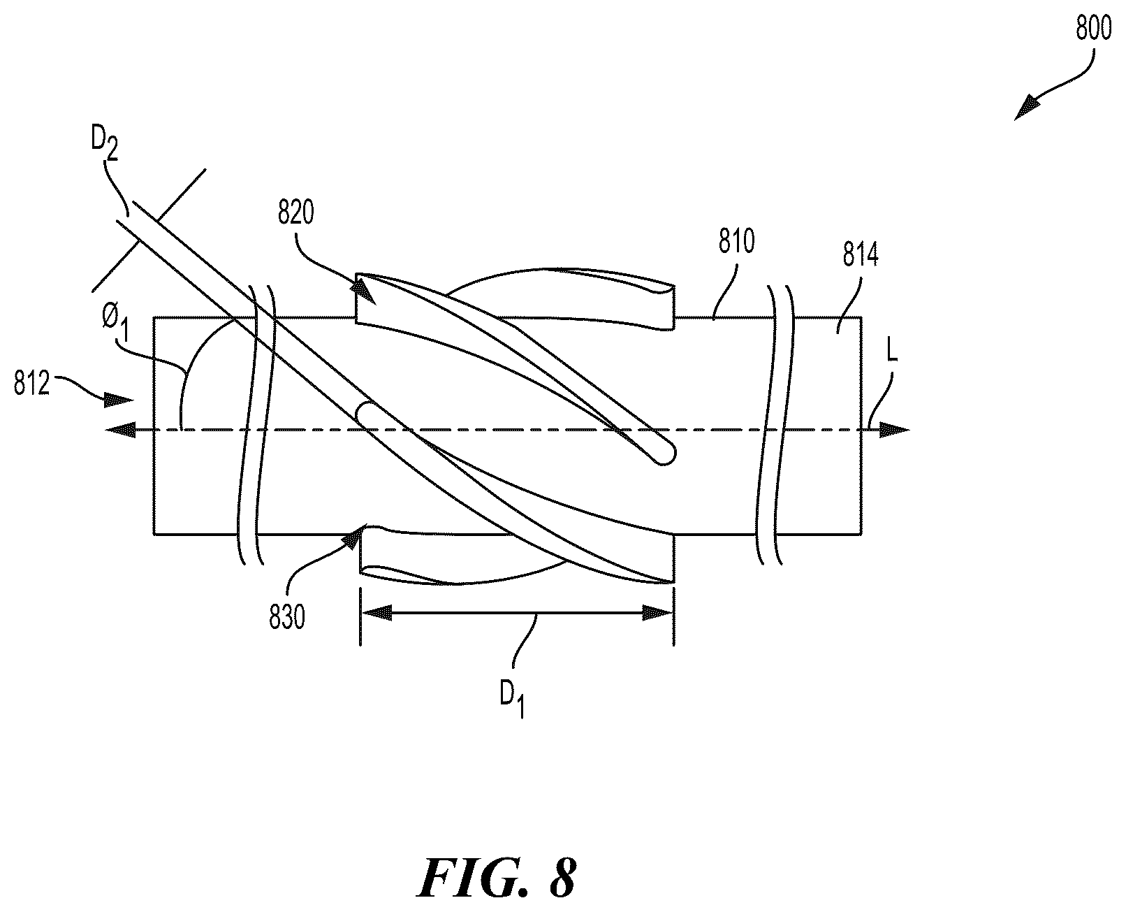 Patent US12617674 Figure 8 – Pyrolysis and combustion control in pyrolysis reactors, and associated systems and methods