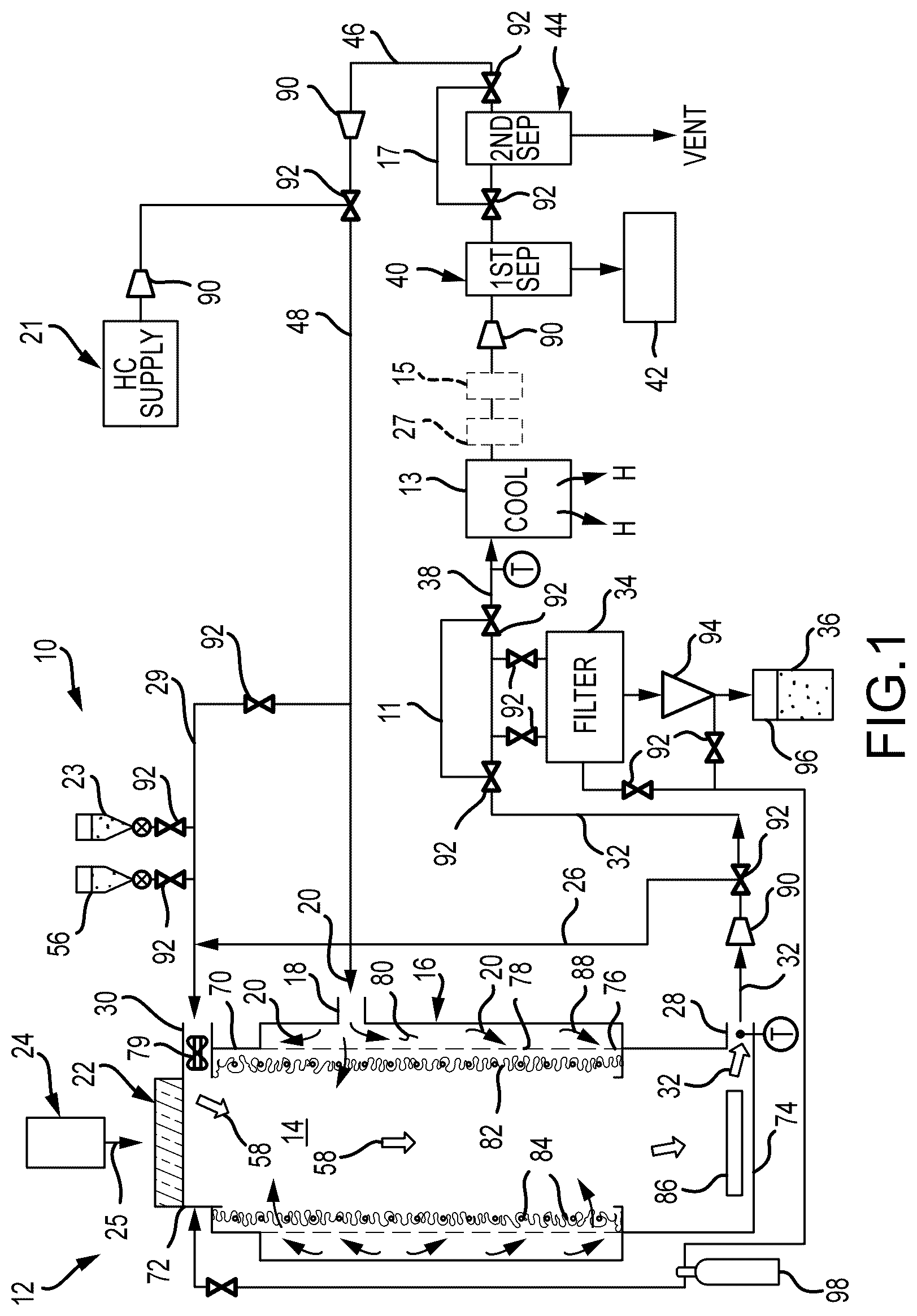 Patent US12617675 Figure 1 – Systems and methods of pyrolyzing hydrocarbons