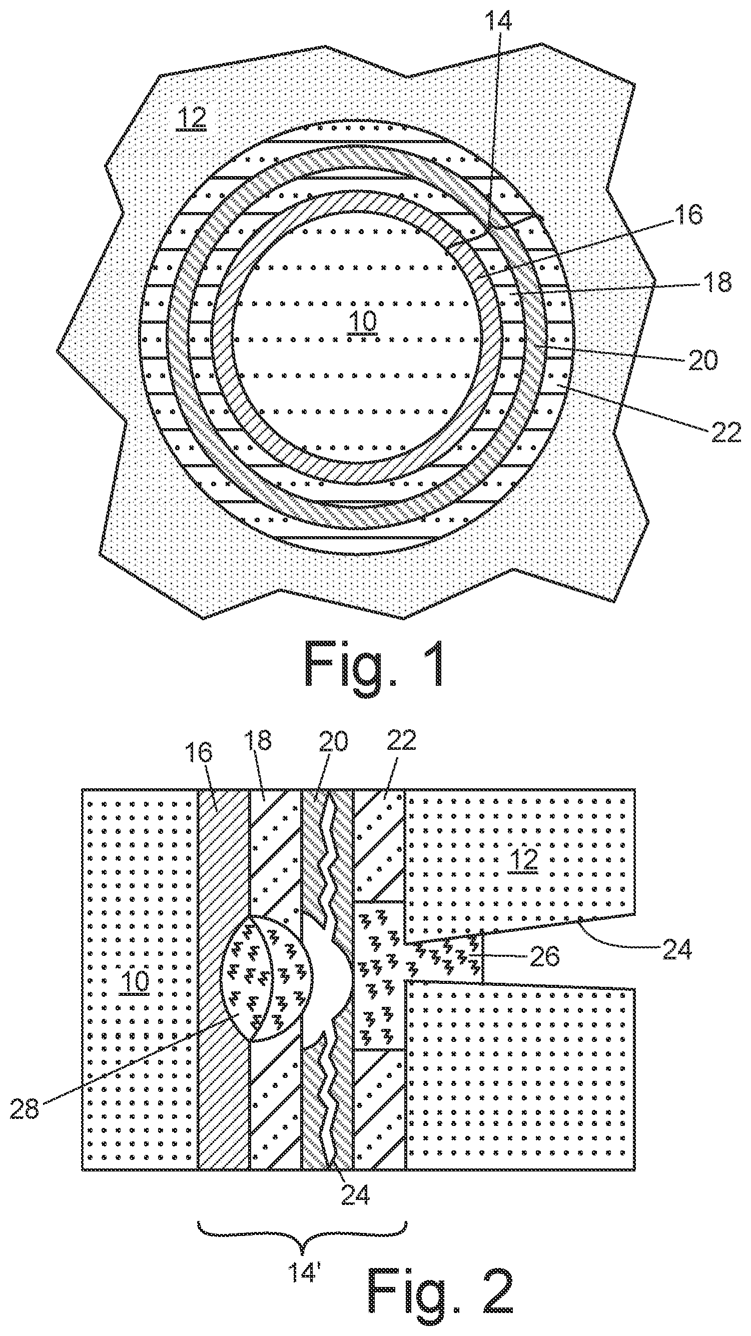 Patent US12617729 Figure 1 – Interface coatings comprising rare-earth silicates