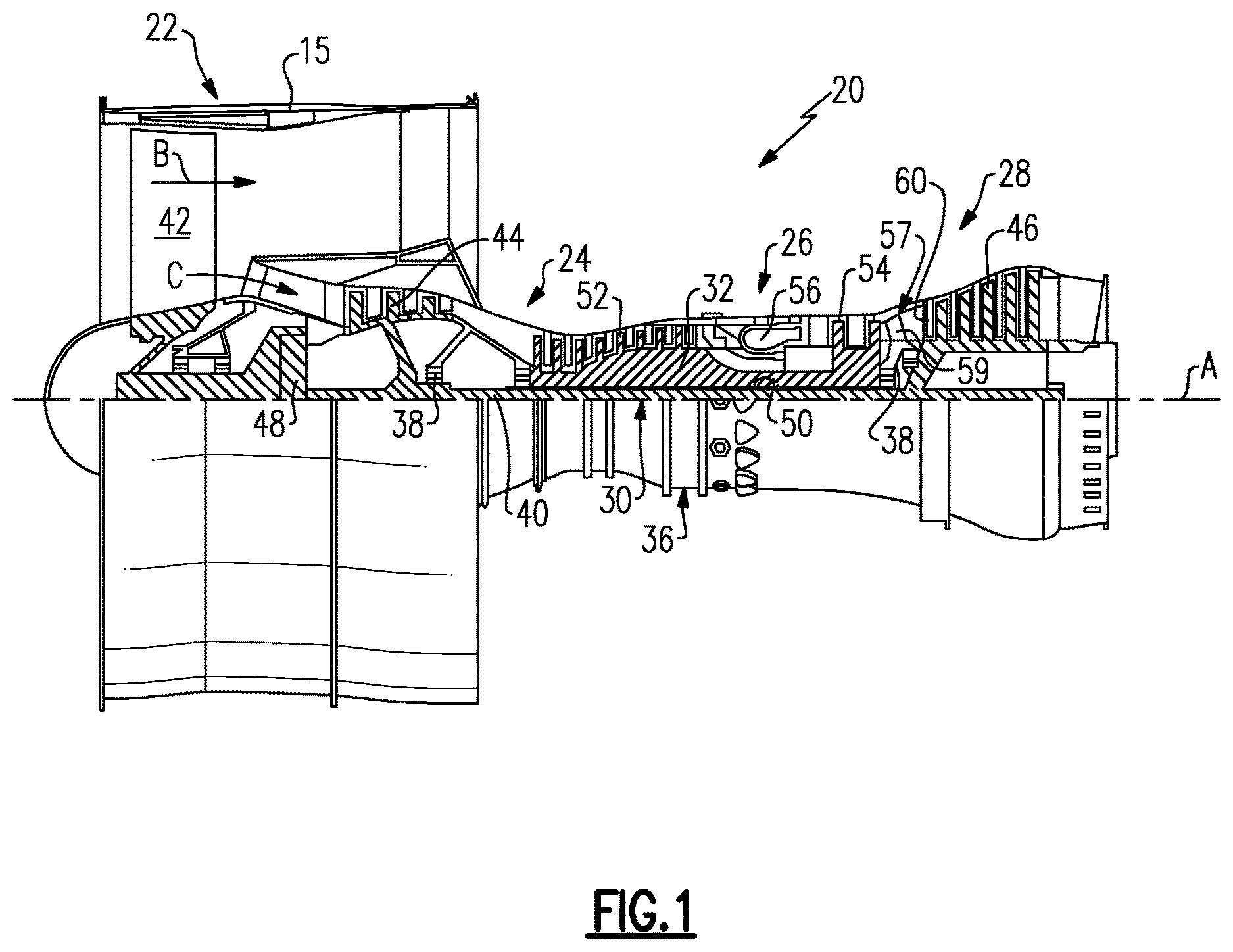 Patent US12617734 Figure 1 – Ceramic matrix composite article and method of making the same