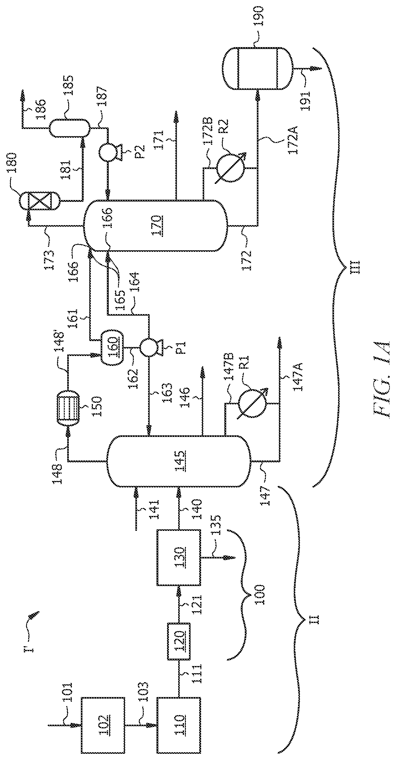 Patent US12617740 Figure 1 – Fractionation for polymerized reactor effluent