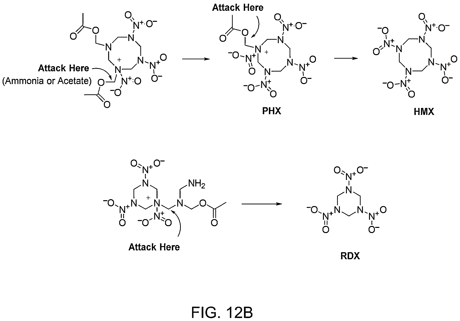 Patent US12617761 Figure 13 – Process for producing hexahydro 1,3,5-trinitro-1,3,5-triazine and octahydro-1,3,5,7-tetranitro-1,3,5,7-tetrazocine
